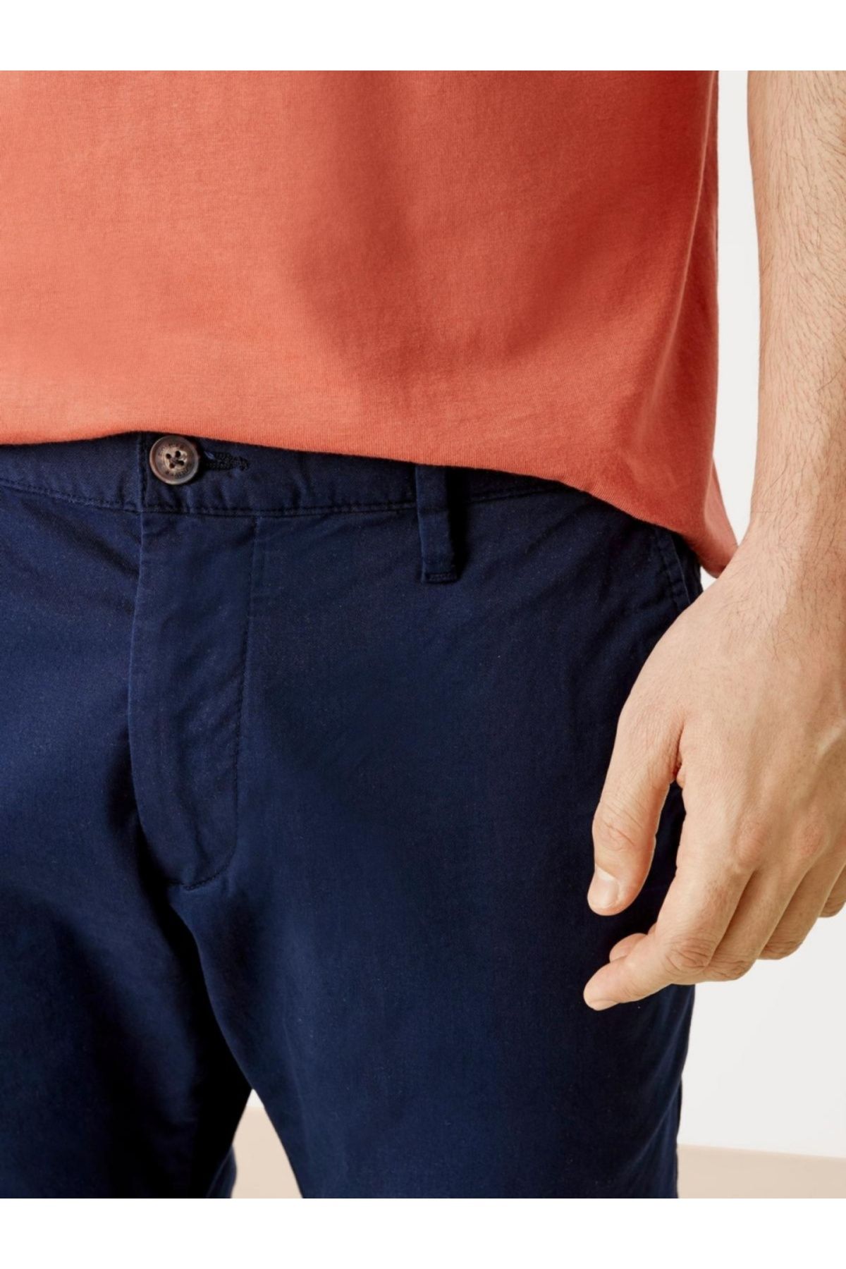 s.Oliver-Men's Chino Pants, Austin, Cotton Blend With Elastane, , Navy 3