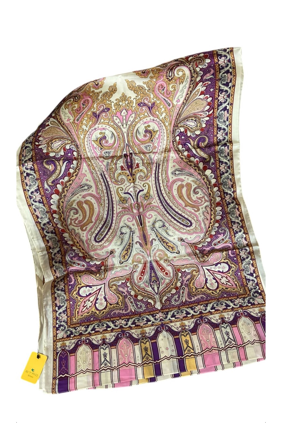 NurScarf Etro Desen İthal Vual İpek Şal