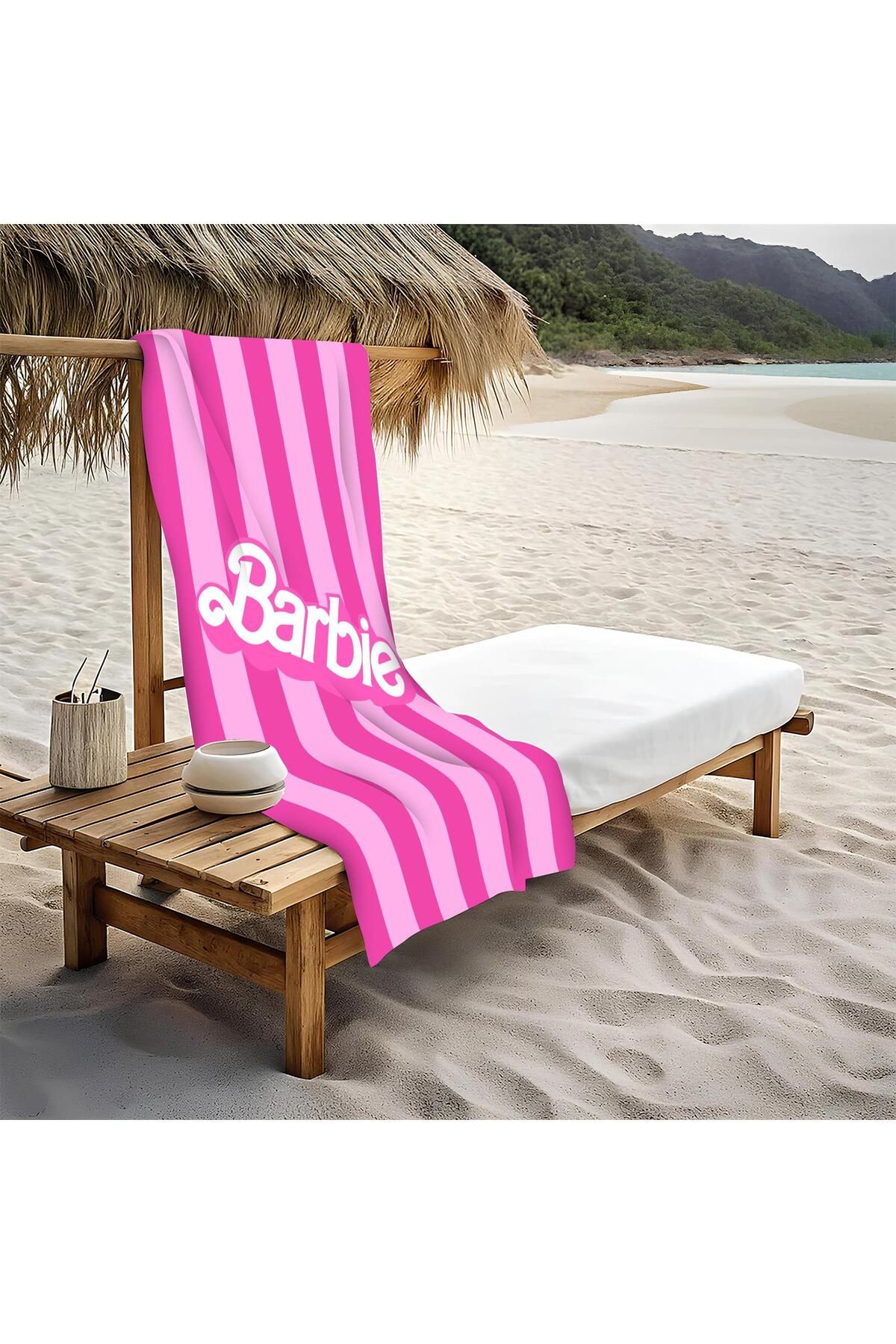 Doruklar Home Collection Dekoratif Modern Desenli Plaj Deniz Havlusu Peştamal 80x160 CM PİKA24