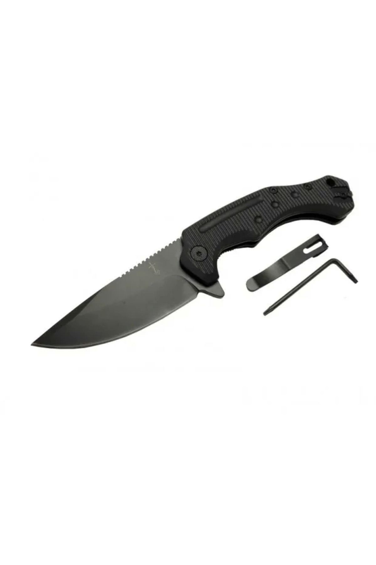 ShopNova Zero Error 7-12 Black Çakı 22 Cm Manuel, Kemerlikli