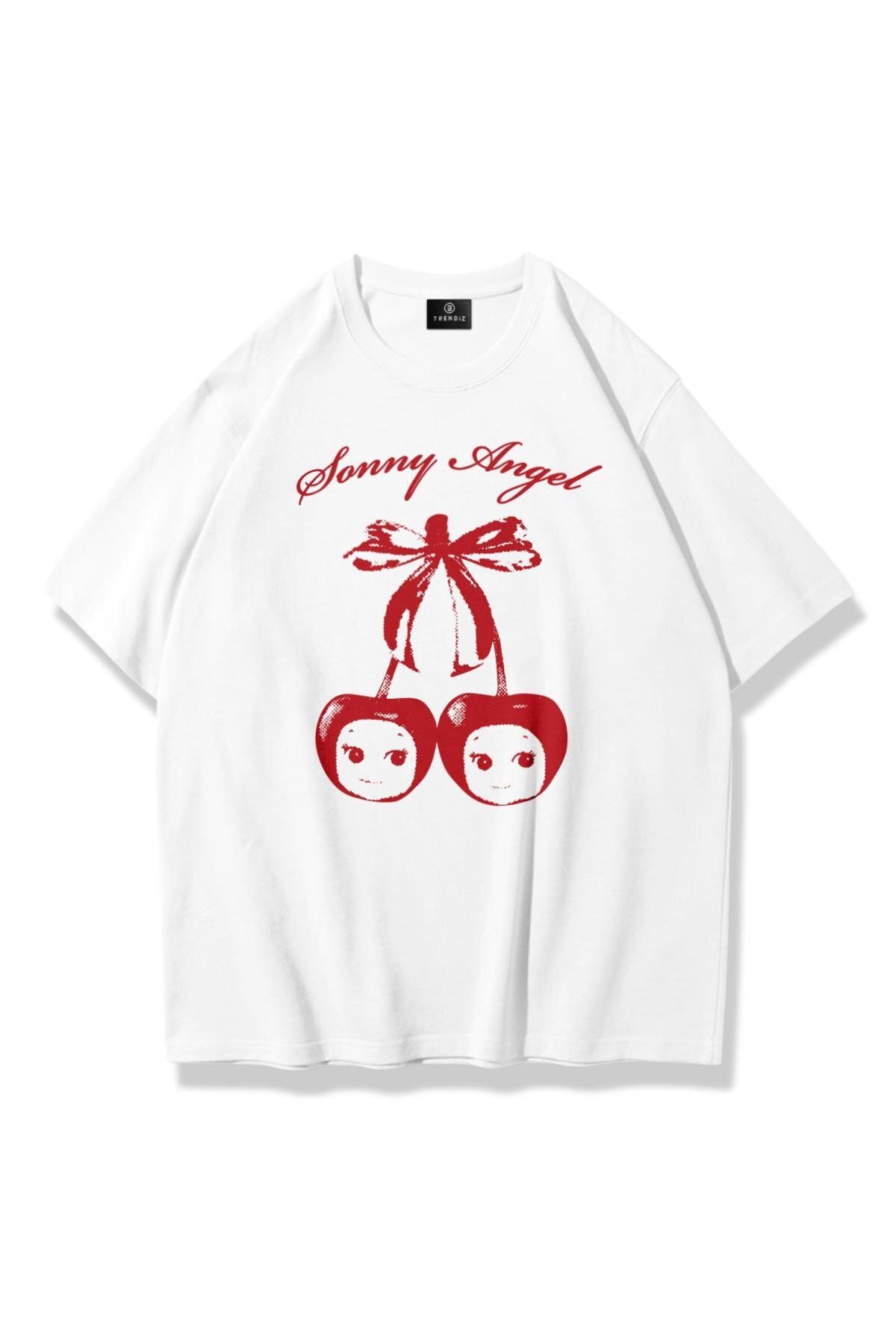 Trendiz Kadın Sonny Angel Tshirt Beyaz