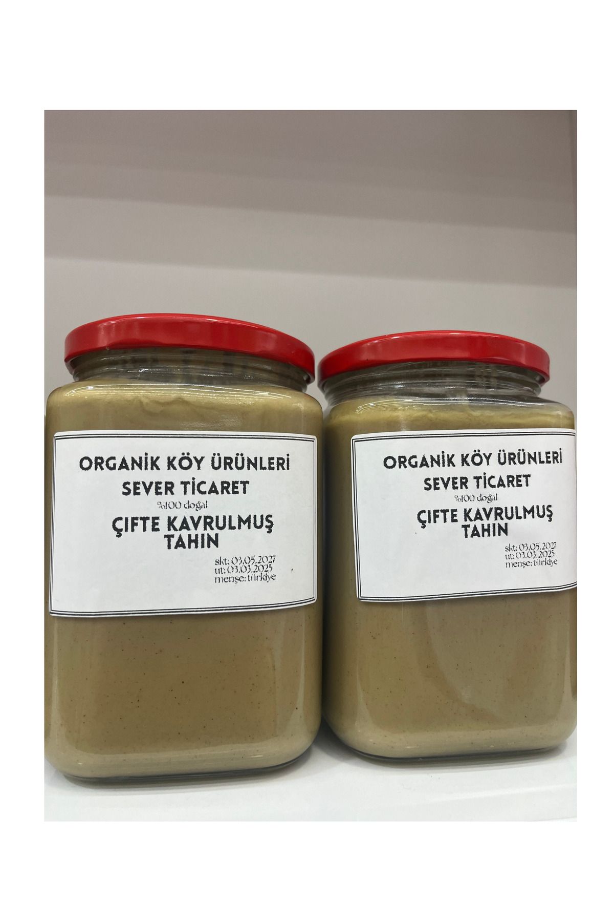 organik köy ürünleri sever ticaret Çifte Kavrulmuş Tahin