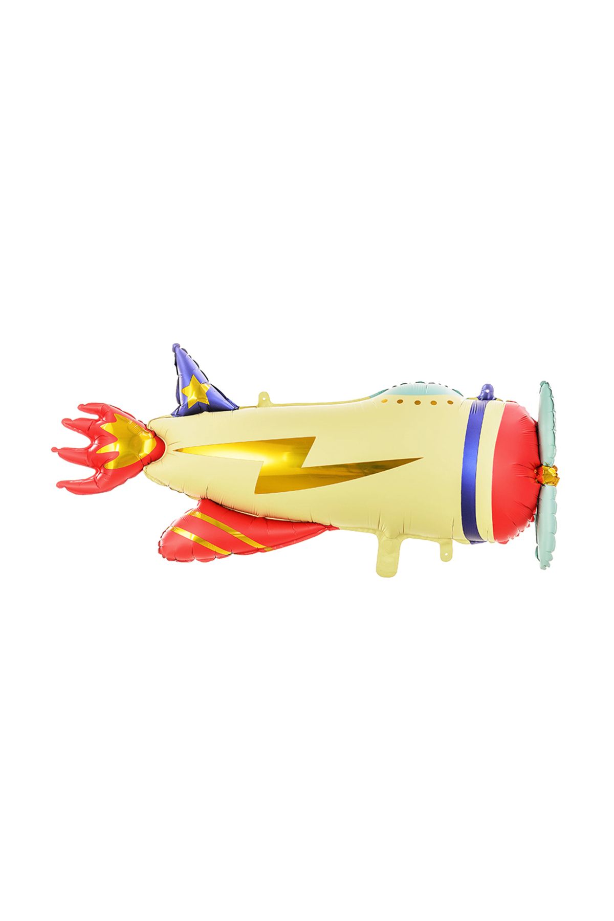 DOĞA PARTİ EVİ Retro Model Uçak Folyo Balon 70cm