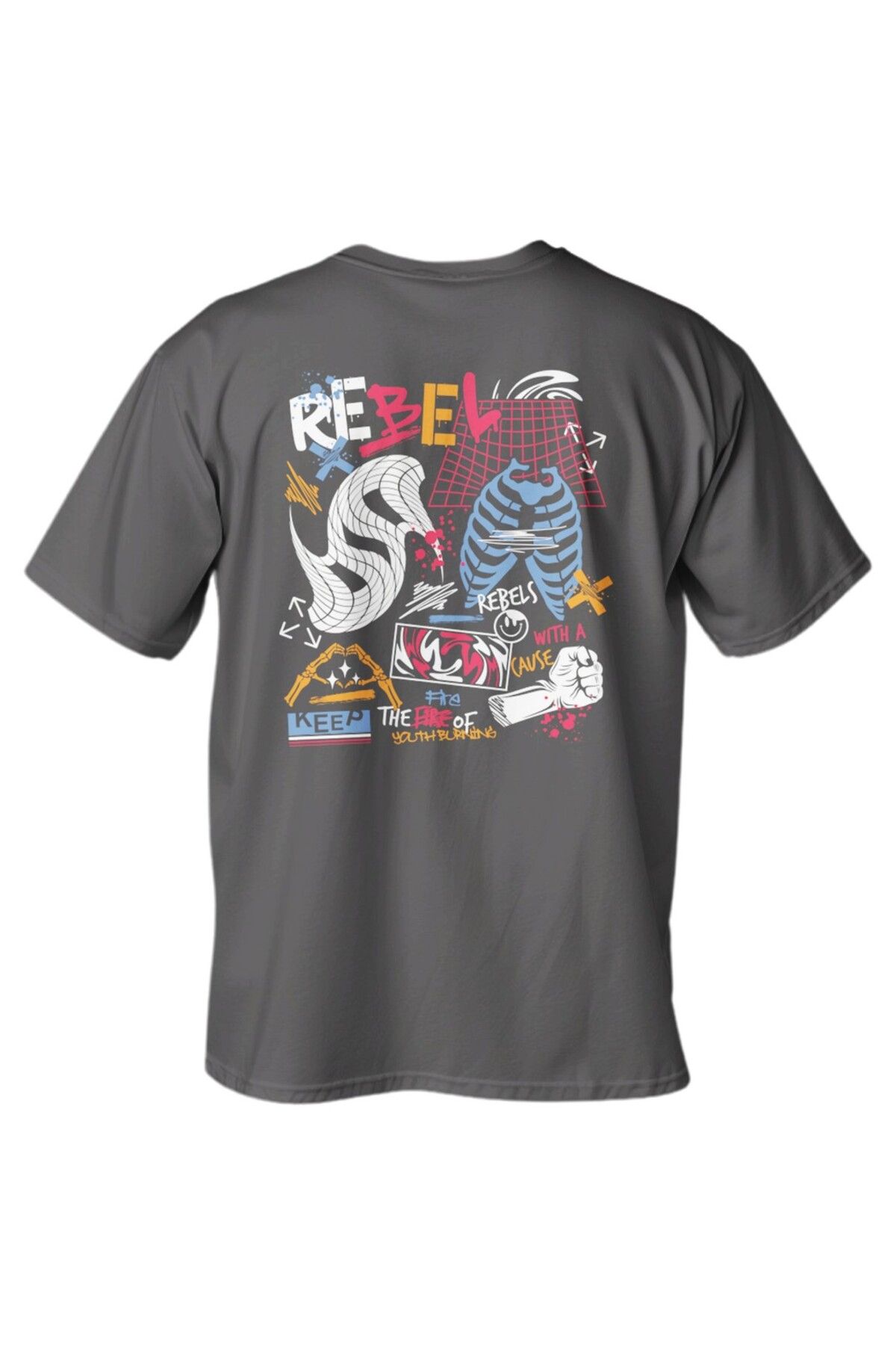 LUMARTA Regular Rebel Baskılı T-Shirt