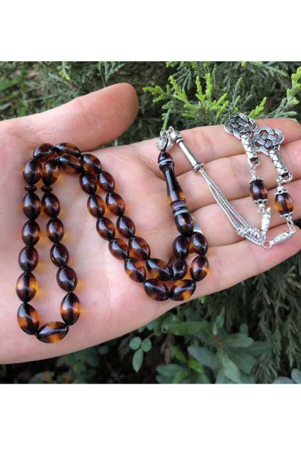 Midyat Gümüş Dünyası-Men's Moire Powder Rosary MGD20202035 4