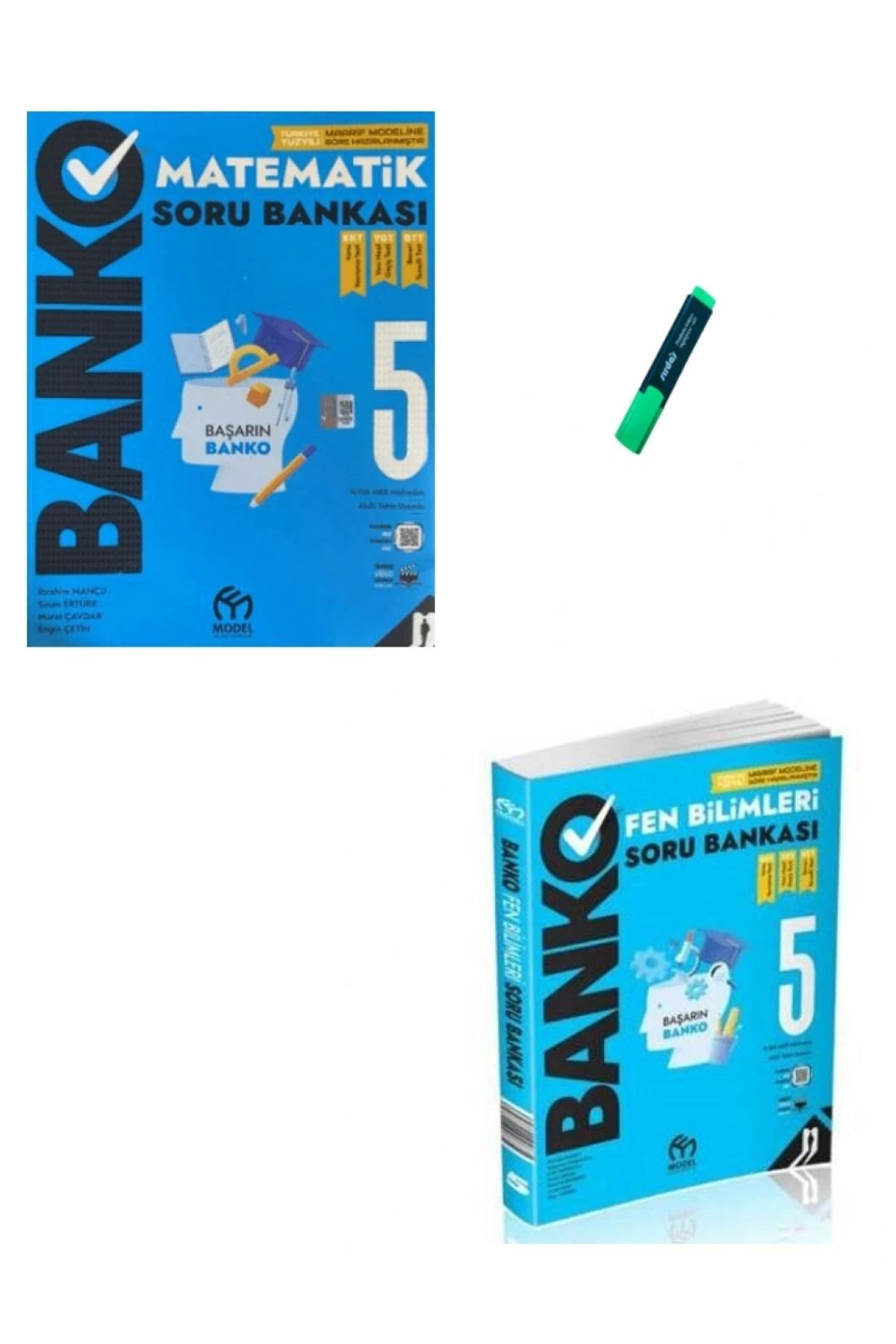 Model Eğitim Yayınları 5. Sınıf Banko Serisi Matematik ve Fen Bilimleri Soru Bankası