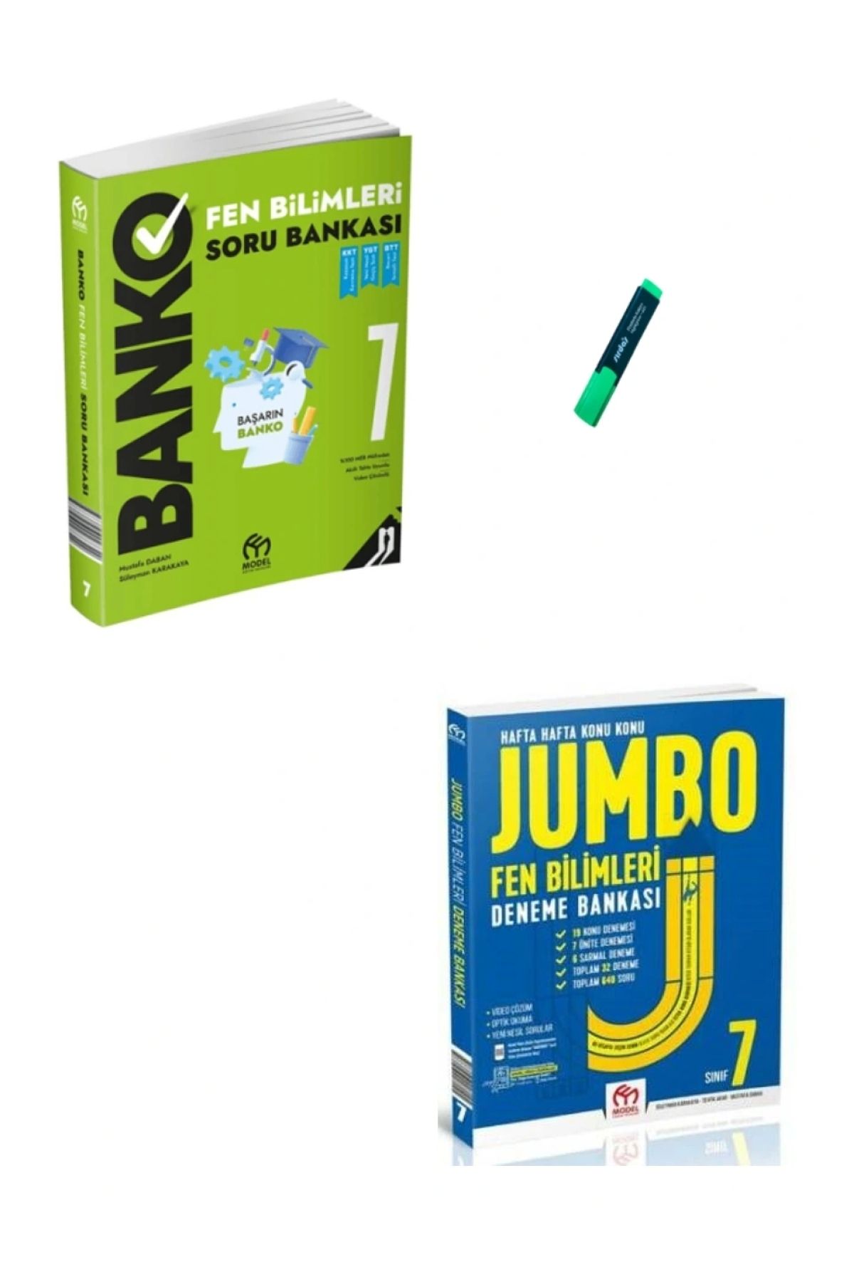 Model Eğitim Yayınları 7. Sınıf Fen Bilimleri Banko Soru Bankası ve Jumbo Deneme