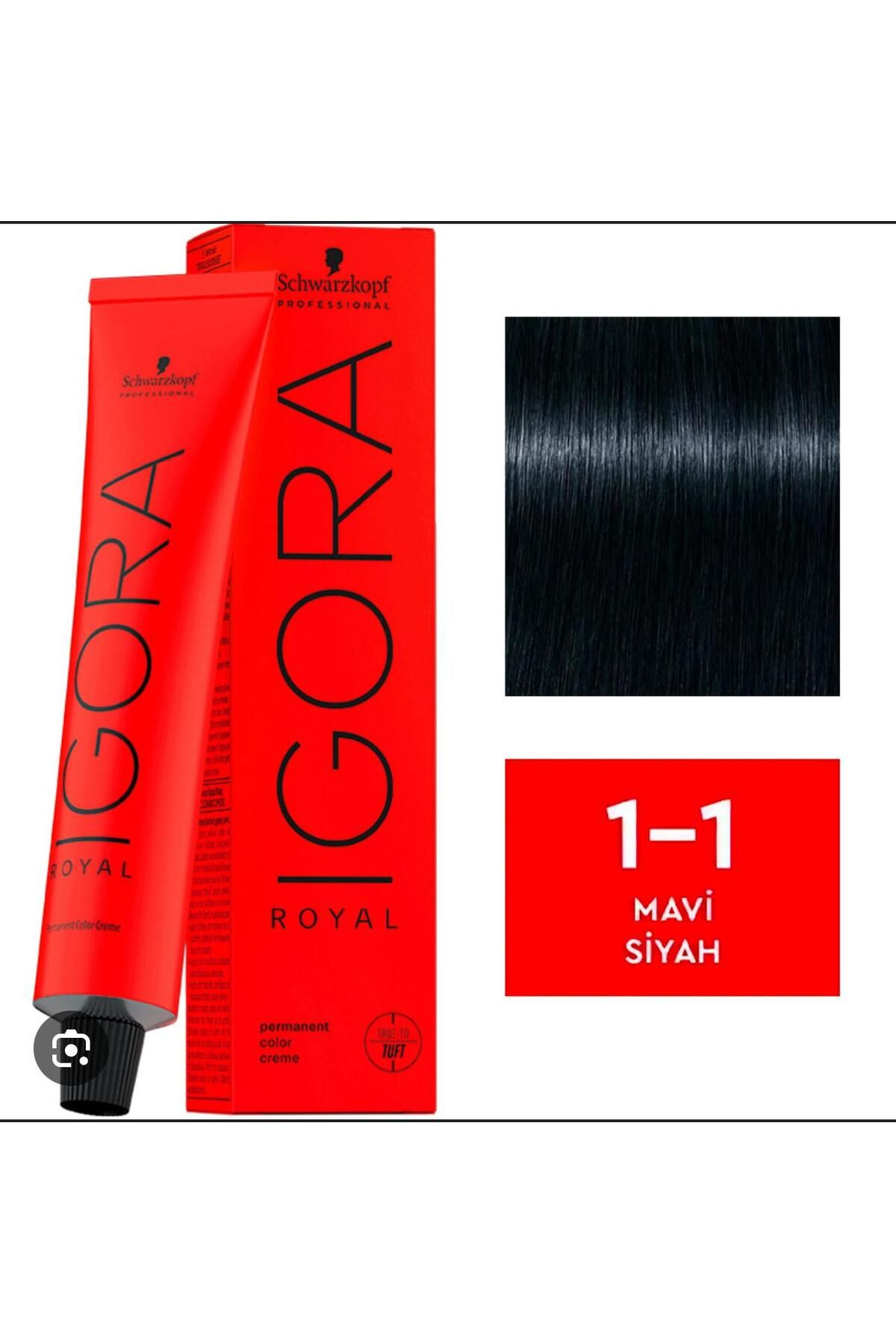 Igora 1-1 SIYAH IGORA SAÇ BOYASI EVA KUAFOR
