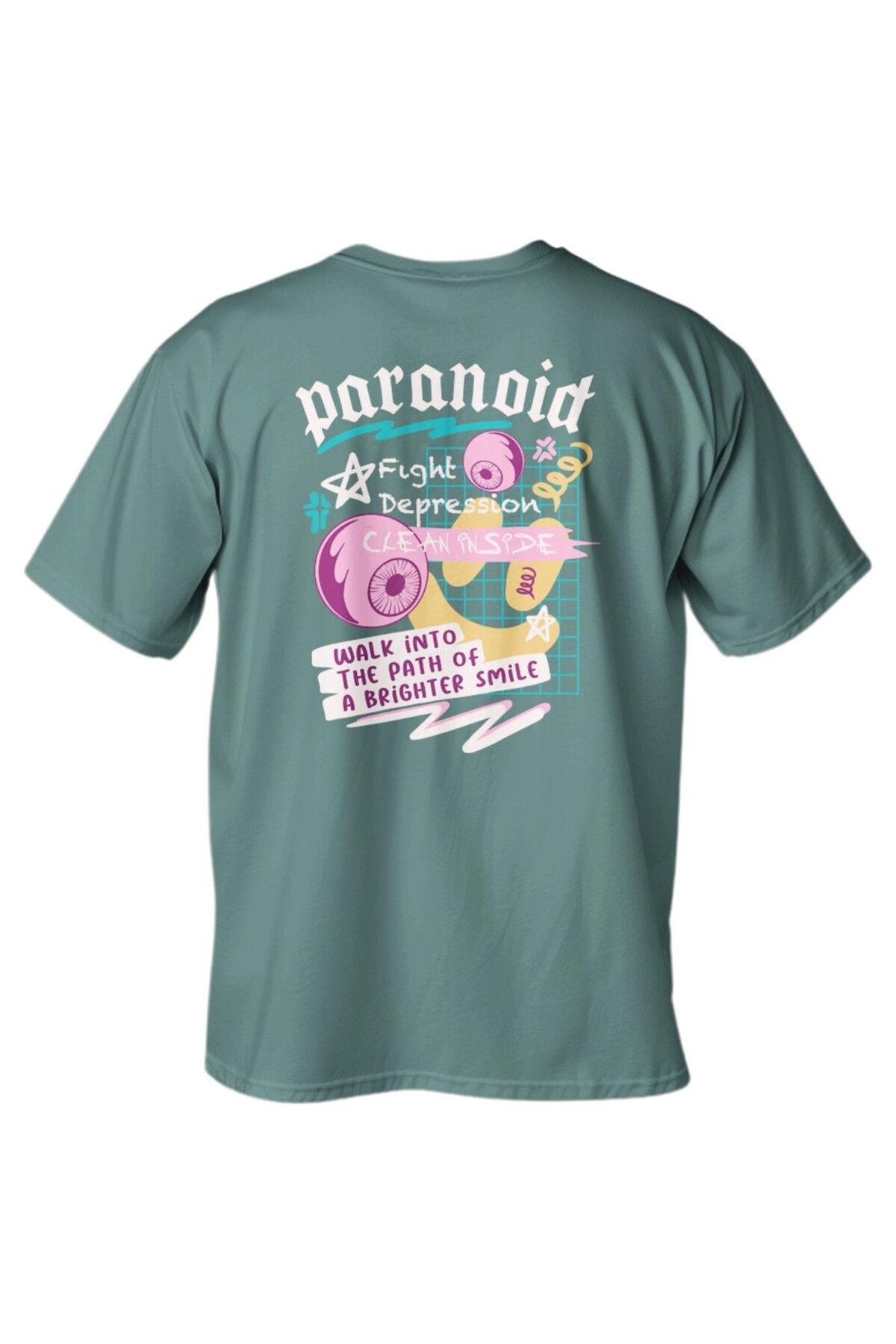 LUMARTA Regular Paranoid Baskılı T-Shirt