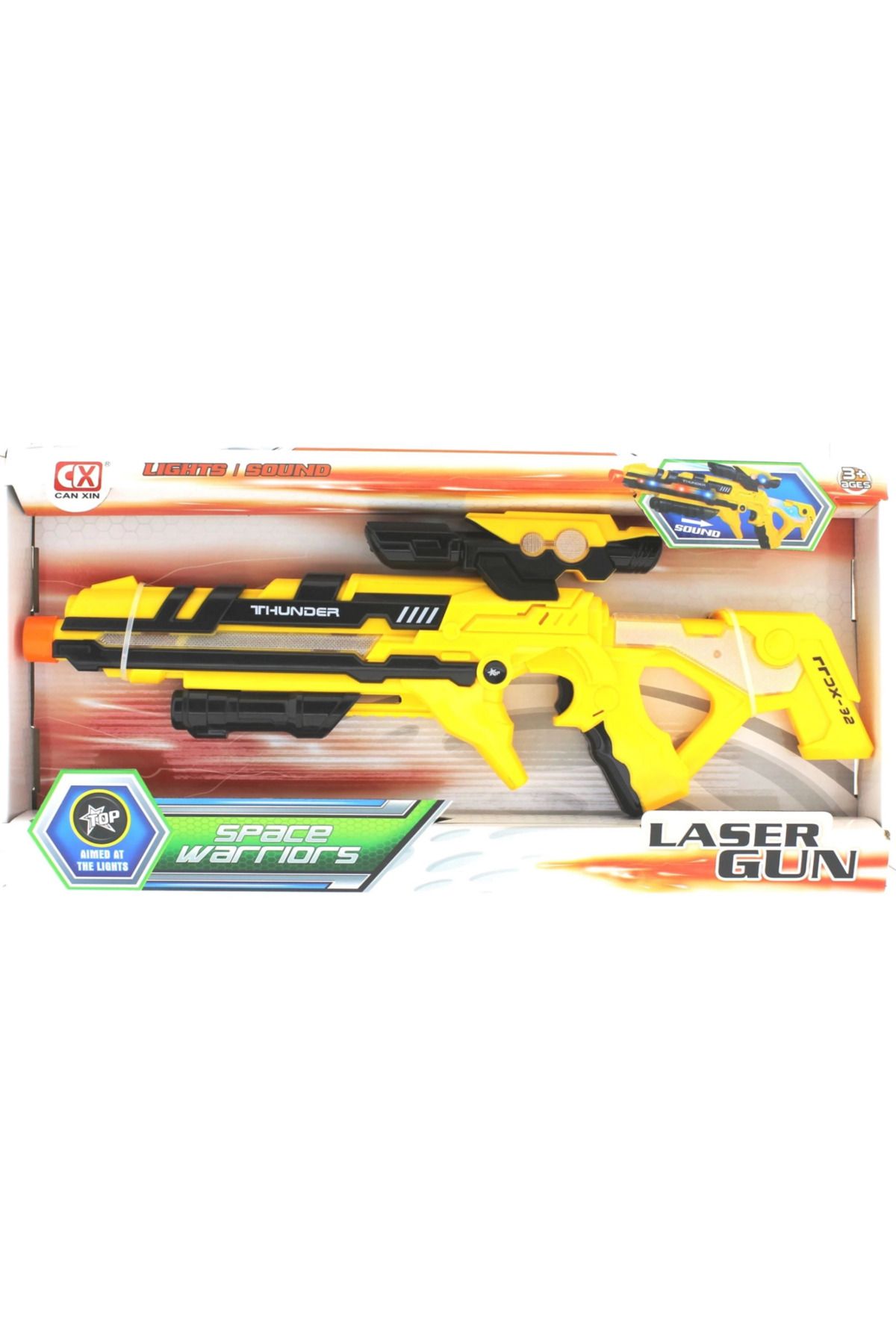 Emperium Sesli Işıklı Lazerli Tüfek