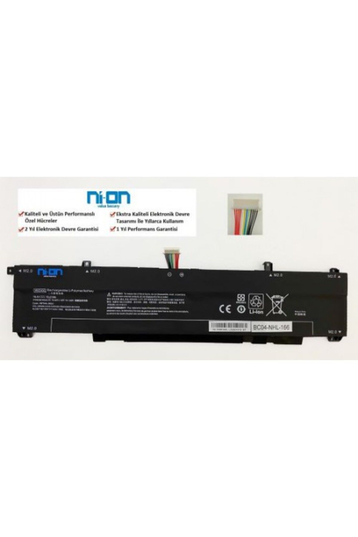 NION Hp Victus 15-FA1012NT 7N9S6EA uyumlu Notebook Batarya - Pil