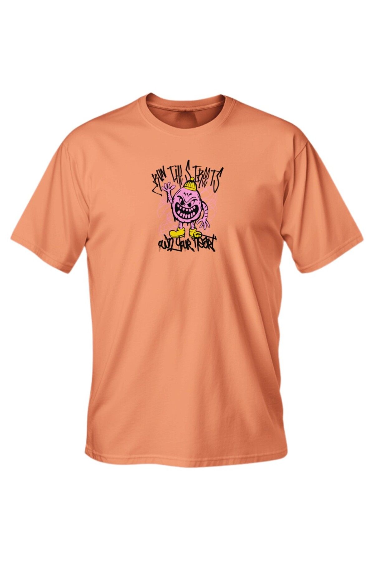 LUMARTA Regular Run The Streets Baskılı T-Shirt