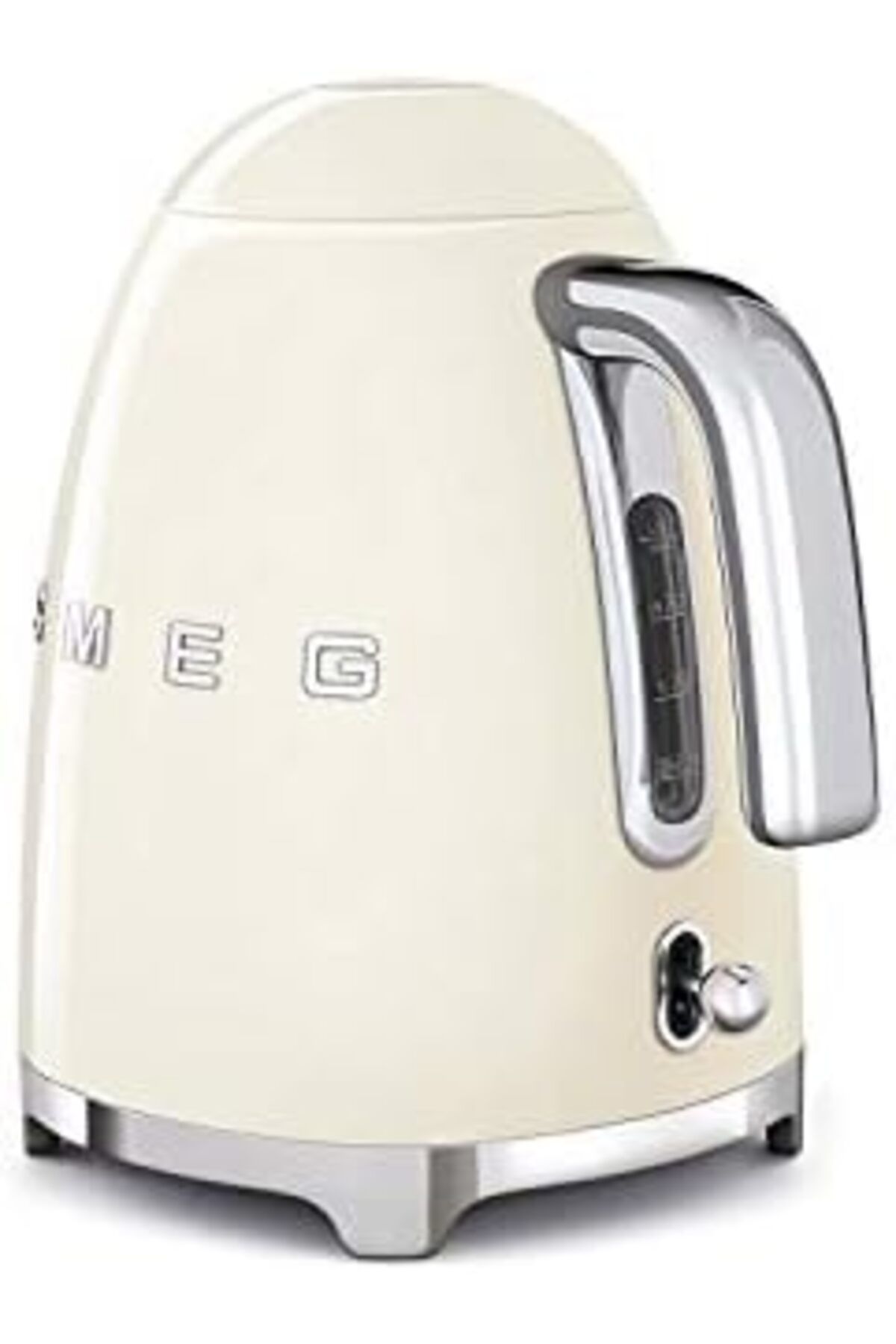 SMEG-KLF03CRUK، غلاية على طراز الخمسينيات، سعة 1.7 لتر مع مؤشر لمستوى الماء، قاعدة دوارة 360 درجة، 8