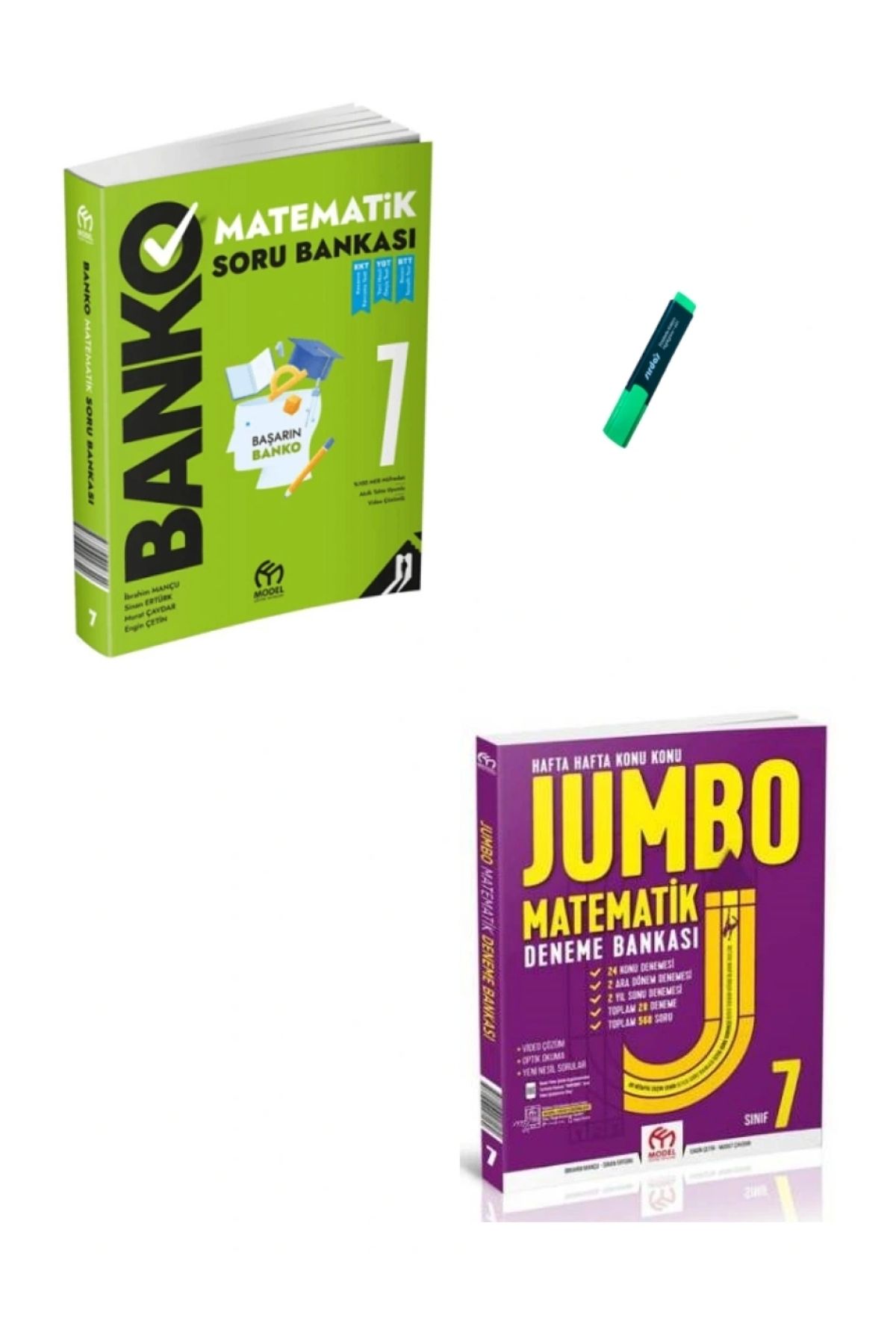 Model Eğitim Yayınları 7. Sınıf Matematik Banko Soru Bankası ve Jumbo Deneme
