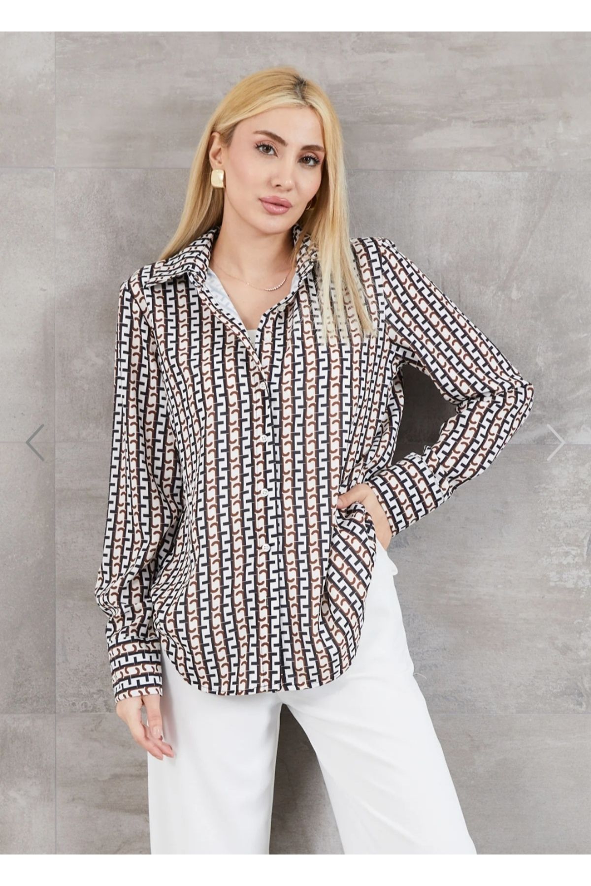 Butik Desenli Gömlek