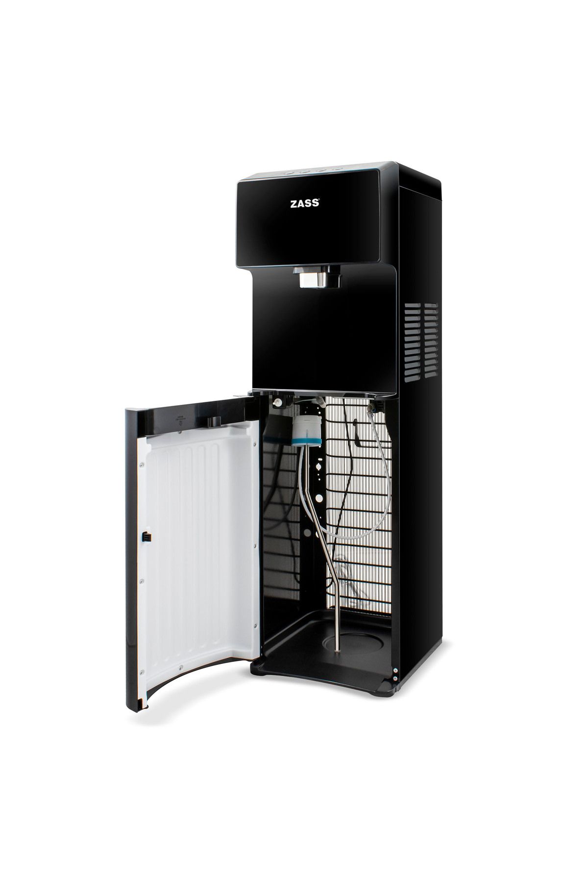 Zass-Water dispenser with compressor, digital, touchless Zass ZWD 21 CTL with bottle at the base 6