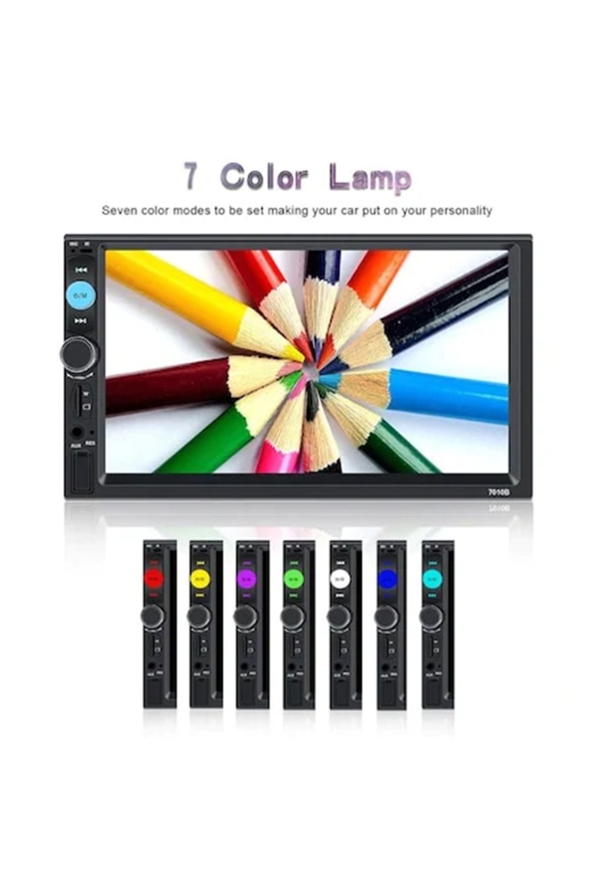 navi-it-Car Player NAVI-It MirrorLink mp5 car player 7010B, Frame, Mounting brackets, Bluetooth 5