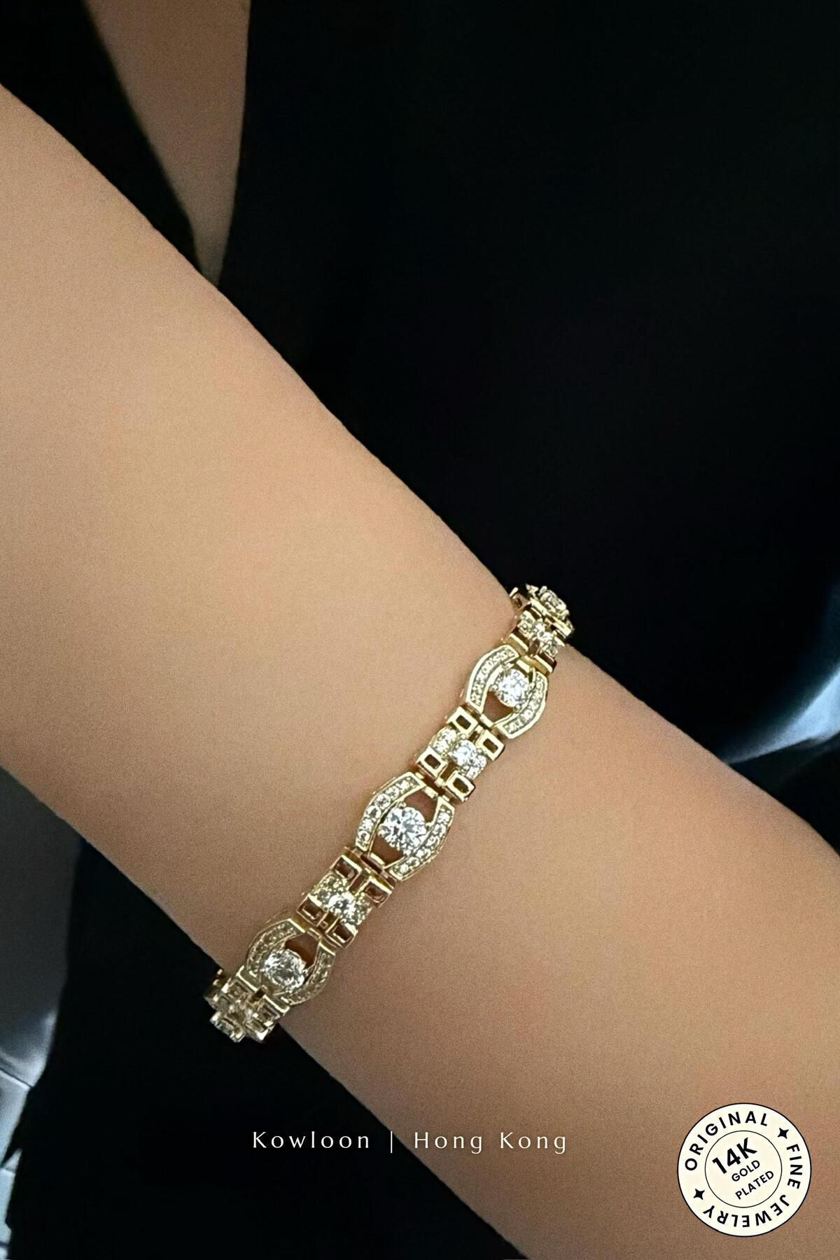 cacharel classic 14K Altın Kaplama Çelik Bileklik