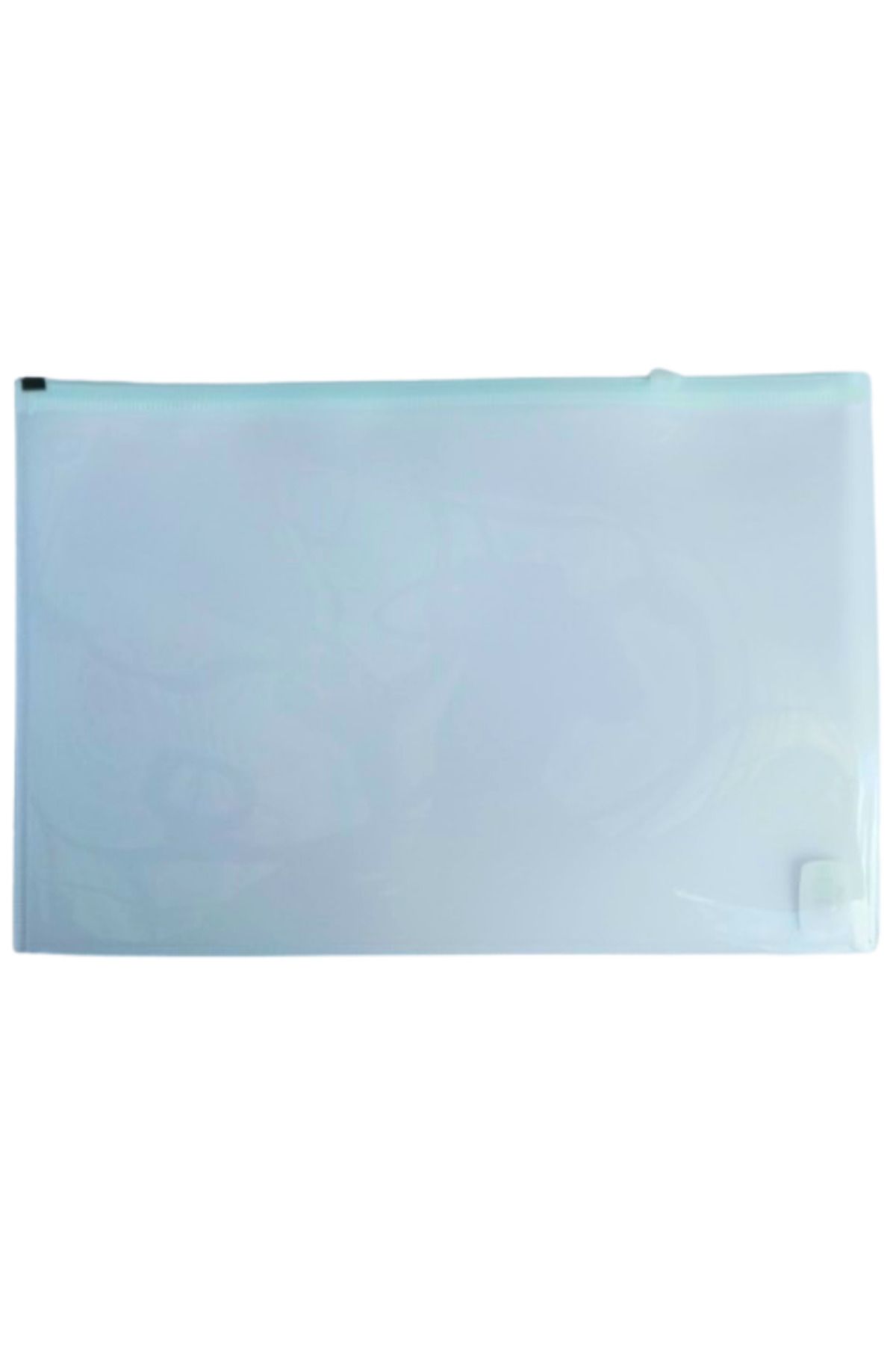 Glanart plastik fermuarlı a4 boy ödev dosyası 1 adet (23x33 cm) şeffaf
