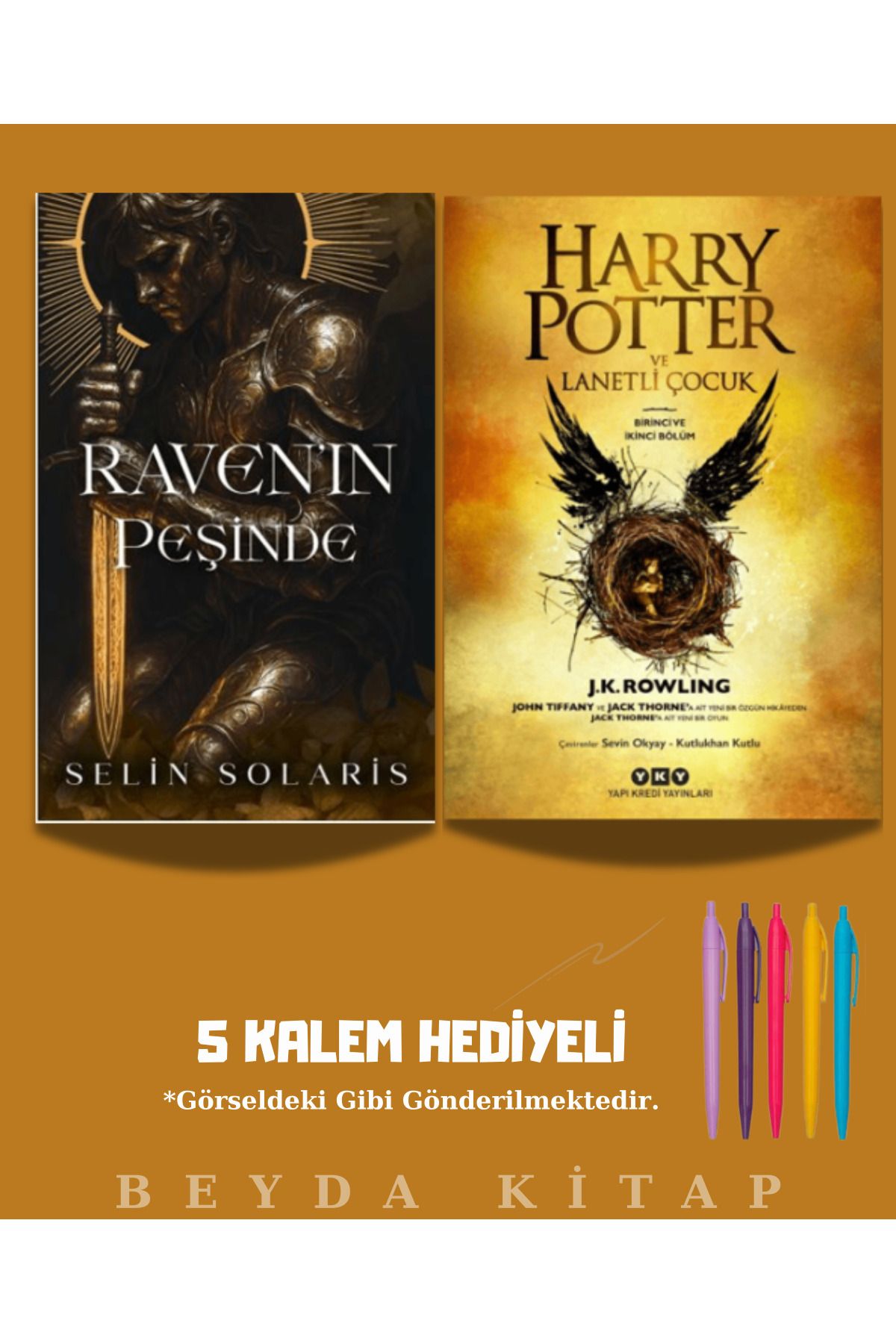 Martı Yayınları Raven'ın Peşinde - Harry Potter ve Lanetli Çocuk - Selin Solaris - Beş Kalem Hediyeli