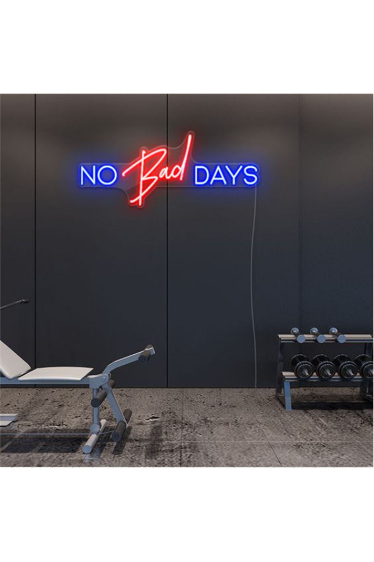 Afra Sanat Dekor No Bad Days Neon LED Duvar Dekoru