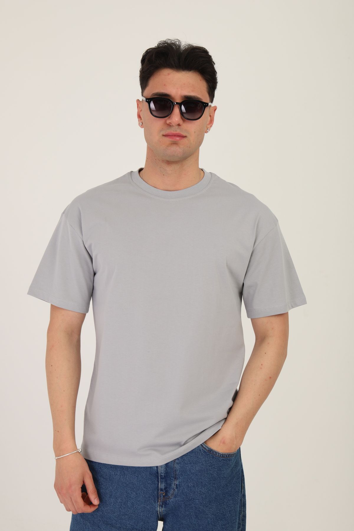 onetwothree One Two Three Erkek T-shirt %100 Koton