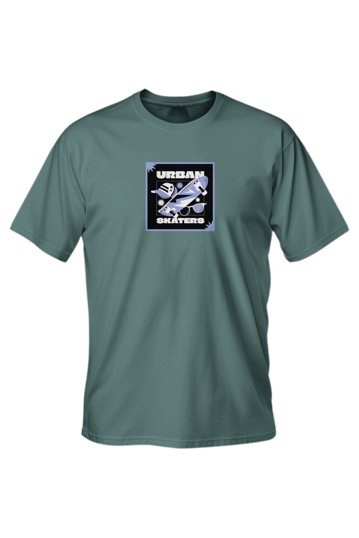 LUMARTA Regular Urban Skaters Baskılı T-Shirt
