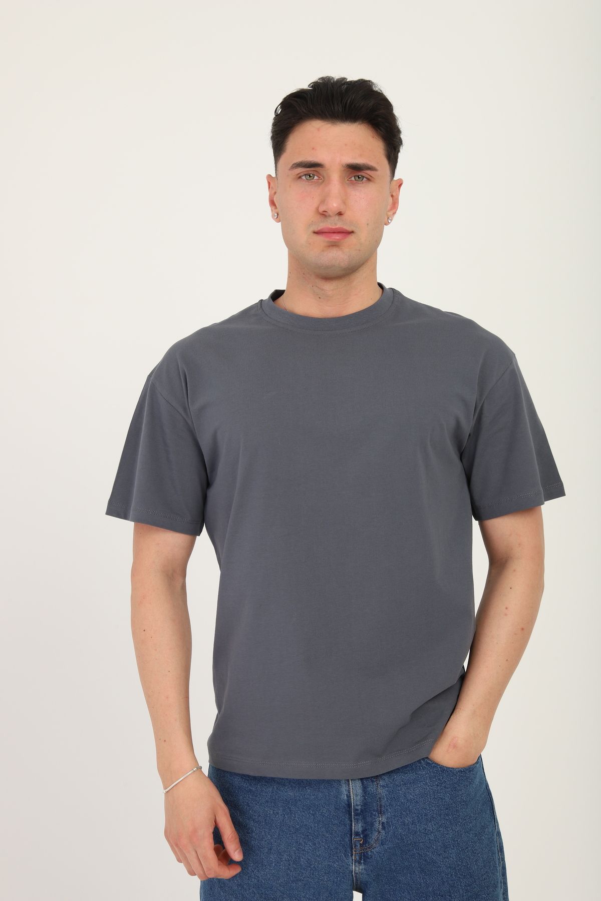 onetwothree One Two Three Erkek T-shirt %100 Koton