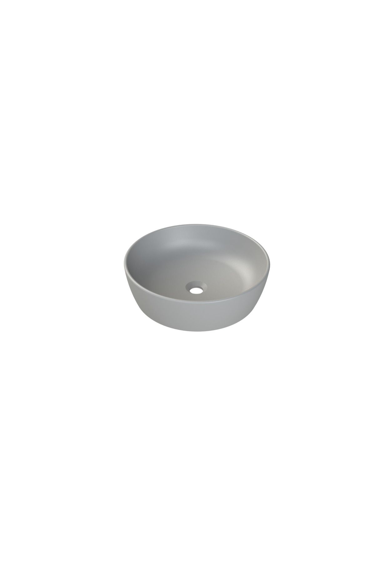 Turkuaz MAT GRİ ONE 46 CM LAVABO (B.DELİKSİZ)