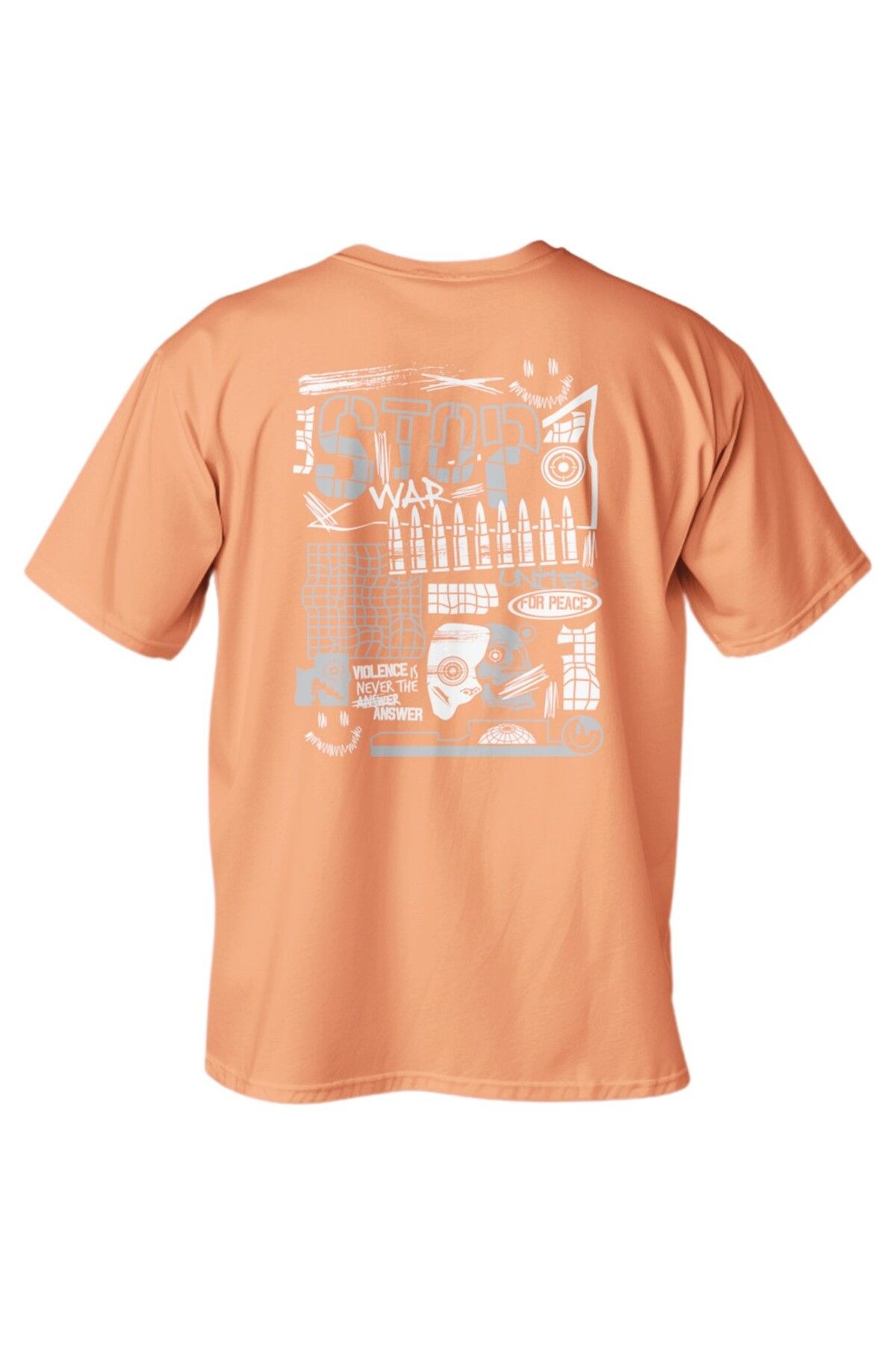LUMARTA Regular Stop War Baskılı T-Shirt