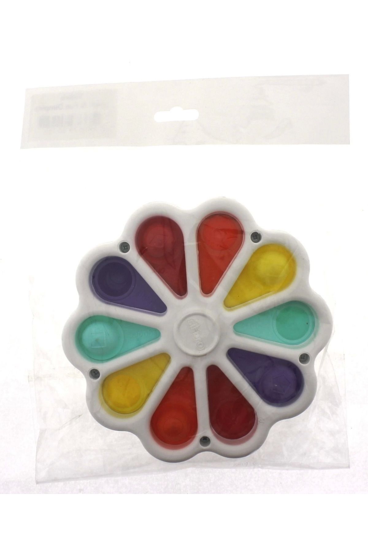 Emperium Pop It Eğitici Çark İngilizce Sayılar ve Şekiller