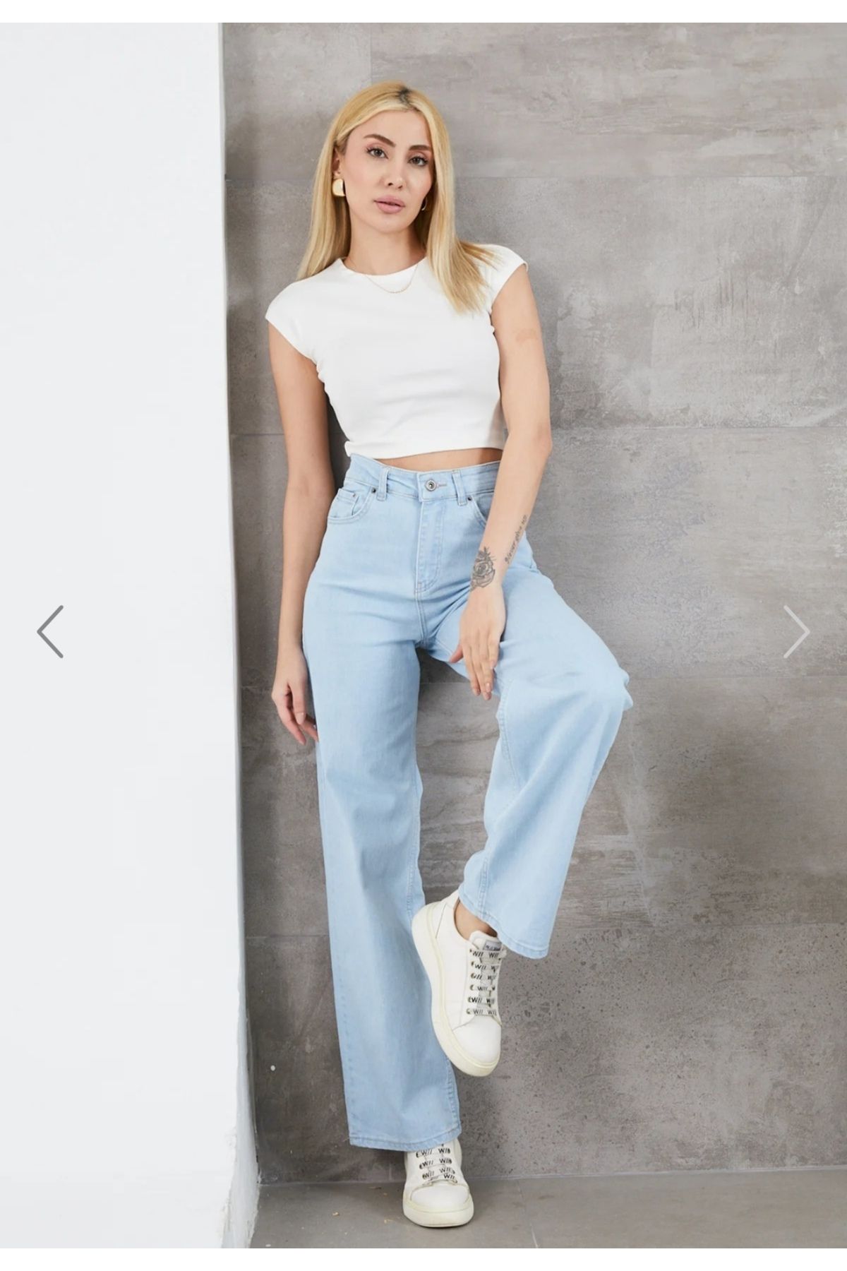 Butik Yüksek Bel Kot Pantolon