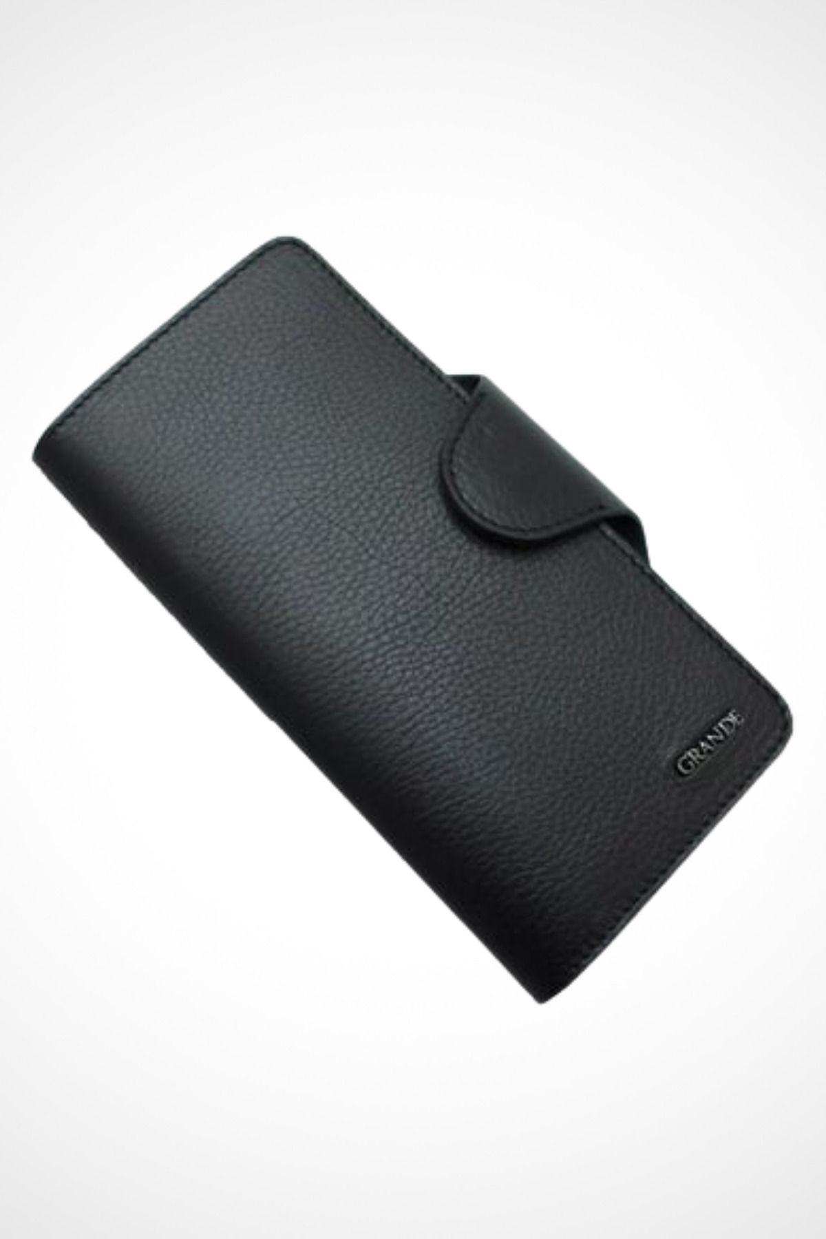 MFT Leather Design 2644 Hakiki Deri Kadın Cüzdan Siyah