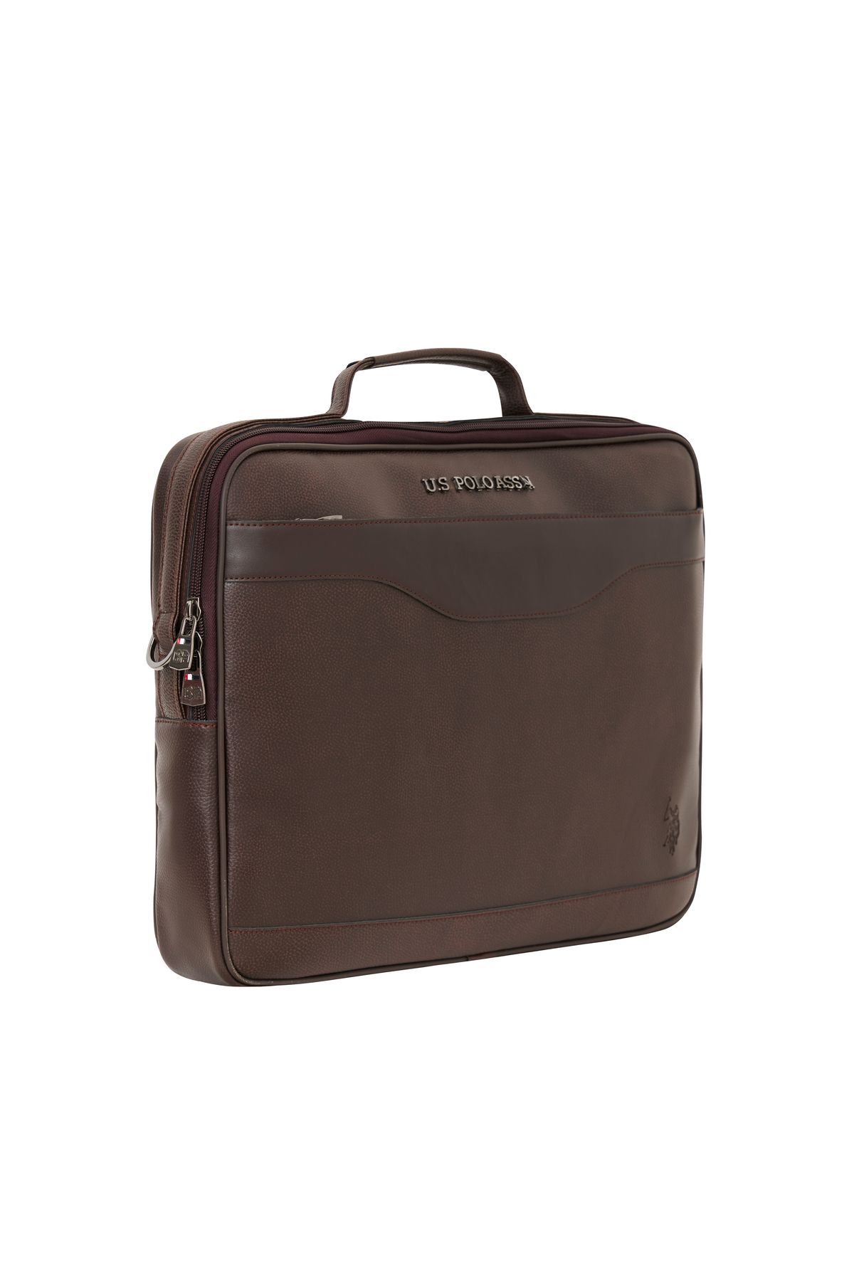 U.S. Polo Assn. US Polo Assn 25033-25034 Omuz Askılı Laptop Çantası Evrak Çantası KAHVERENGİ