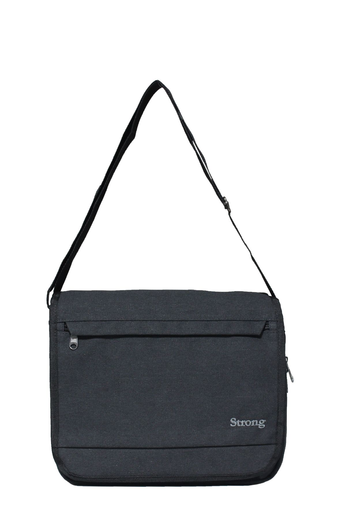 Strong-Unisex Canvas Messenger Bag Strap Shoulder Bag School Bag Gusseted Crossbody Bag Pst02 4