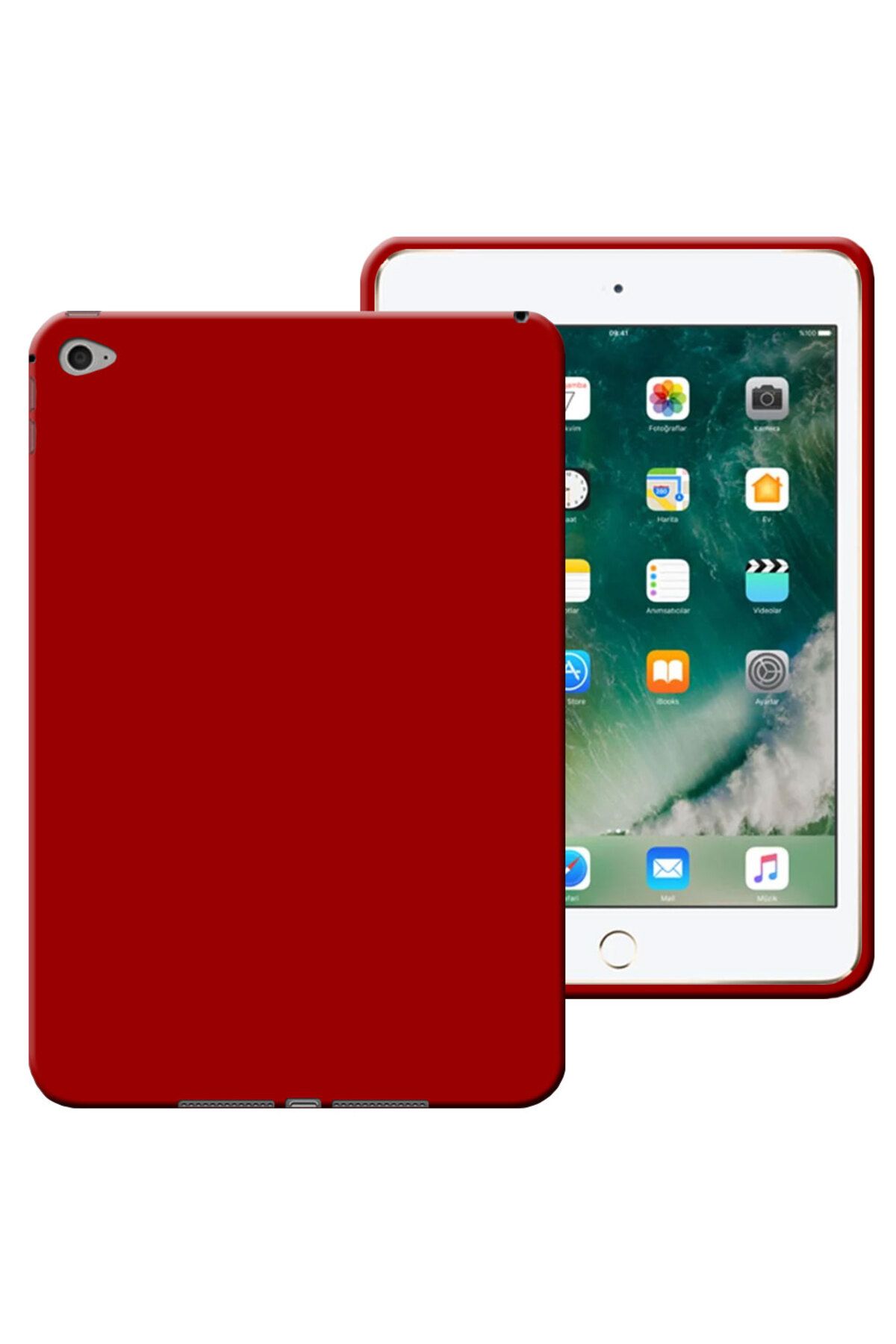 Tekamo Apple iPad Mini 4 / Mini 5 Uyumlu 7,9 inç Rubber Yıkanabilir Silikon Kılıf