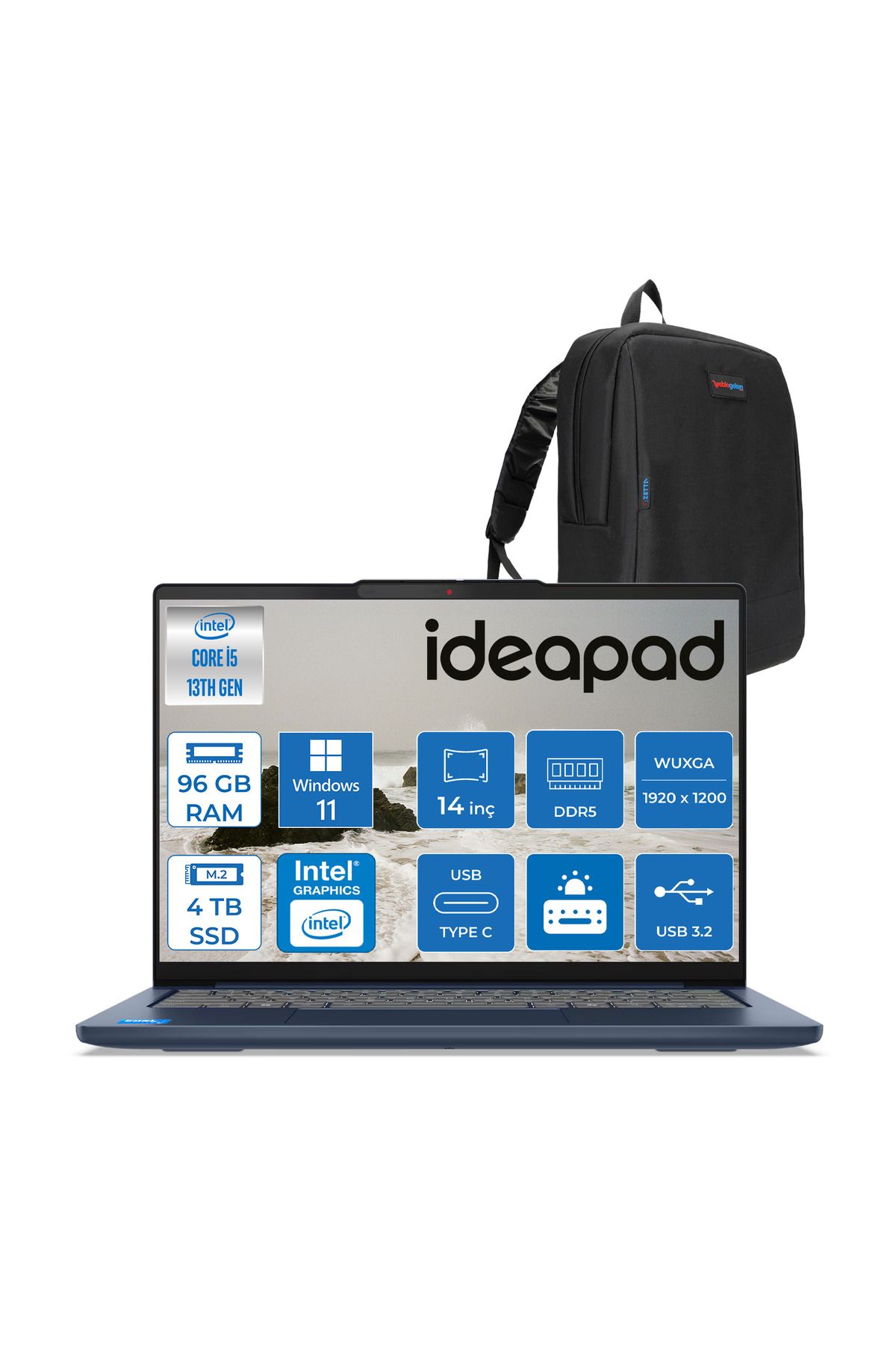 LENOVO Ideapad Slim 5 14IRH10 I5 13420H 96GB 4tb SSD 14" OLED 400nits W11P 83HR0049TRP34+ZETTACNT