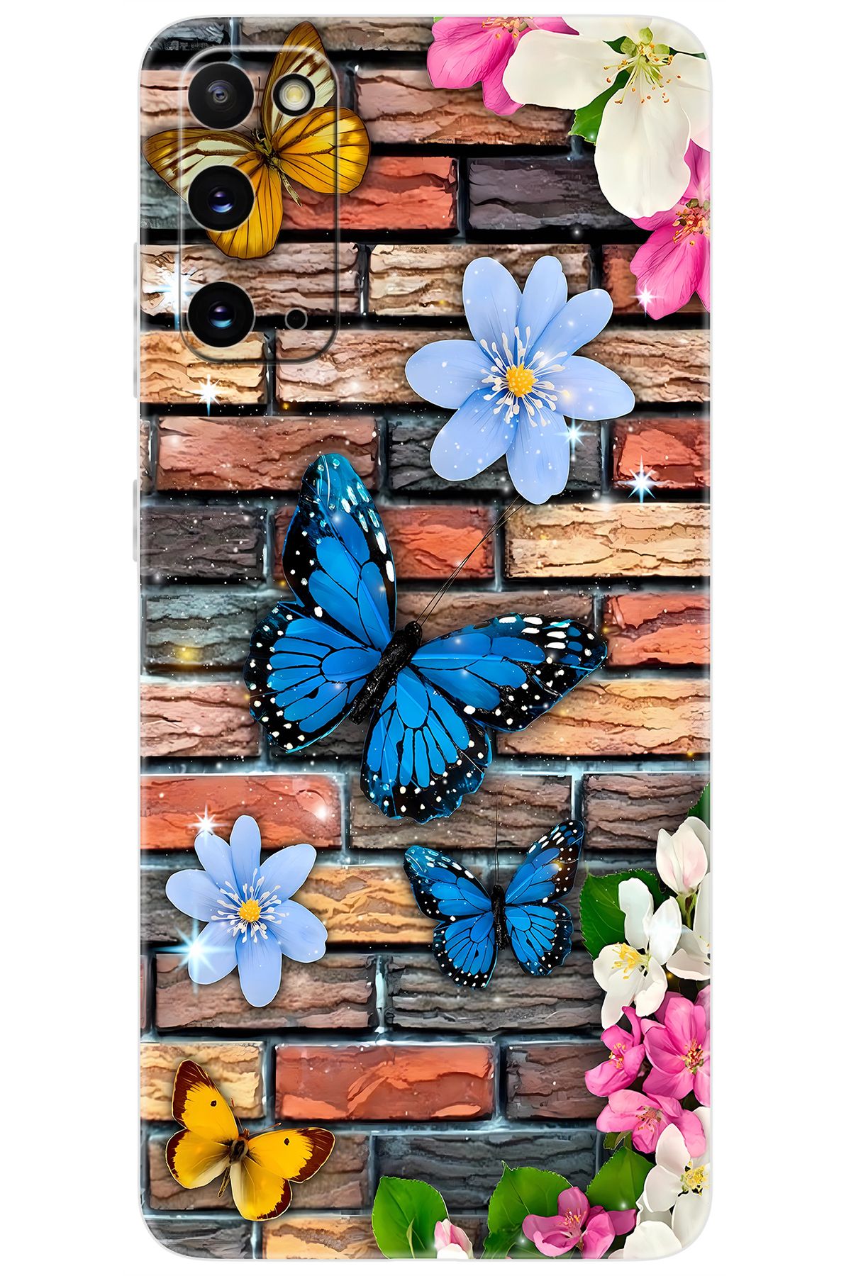 Ceppare Samsung Galaxy S20 (SM-G980F) Uyumlu Kılıf Desen Baskılı Silikon Kelebek STK:672 CP-CQNdoVj
