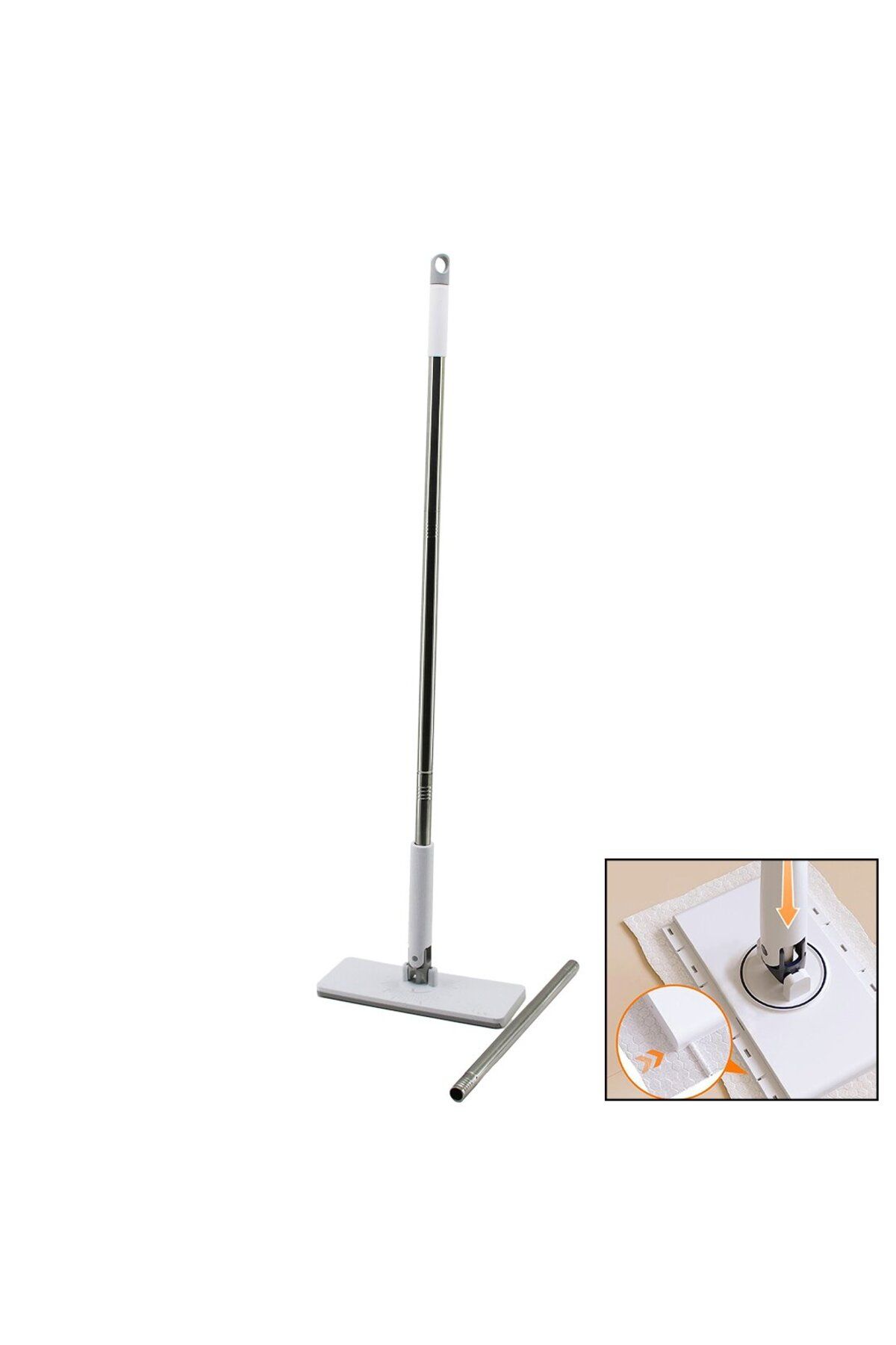 STOREMAX srh OTOMATİK BEZ DEĞİŞTİREN MOP SAP ÇEK=BEZ BIRAK - SAP İT=BEZ TUT 360° BAŞLIK=9.5X25CM- SA