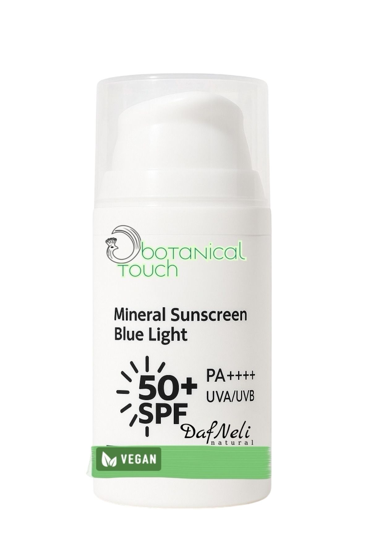 Dafneli Natural Doğal Mineral spf 50+ Güneş Kremi