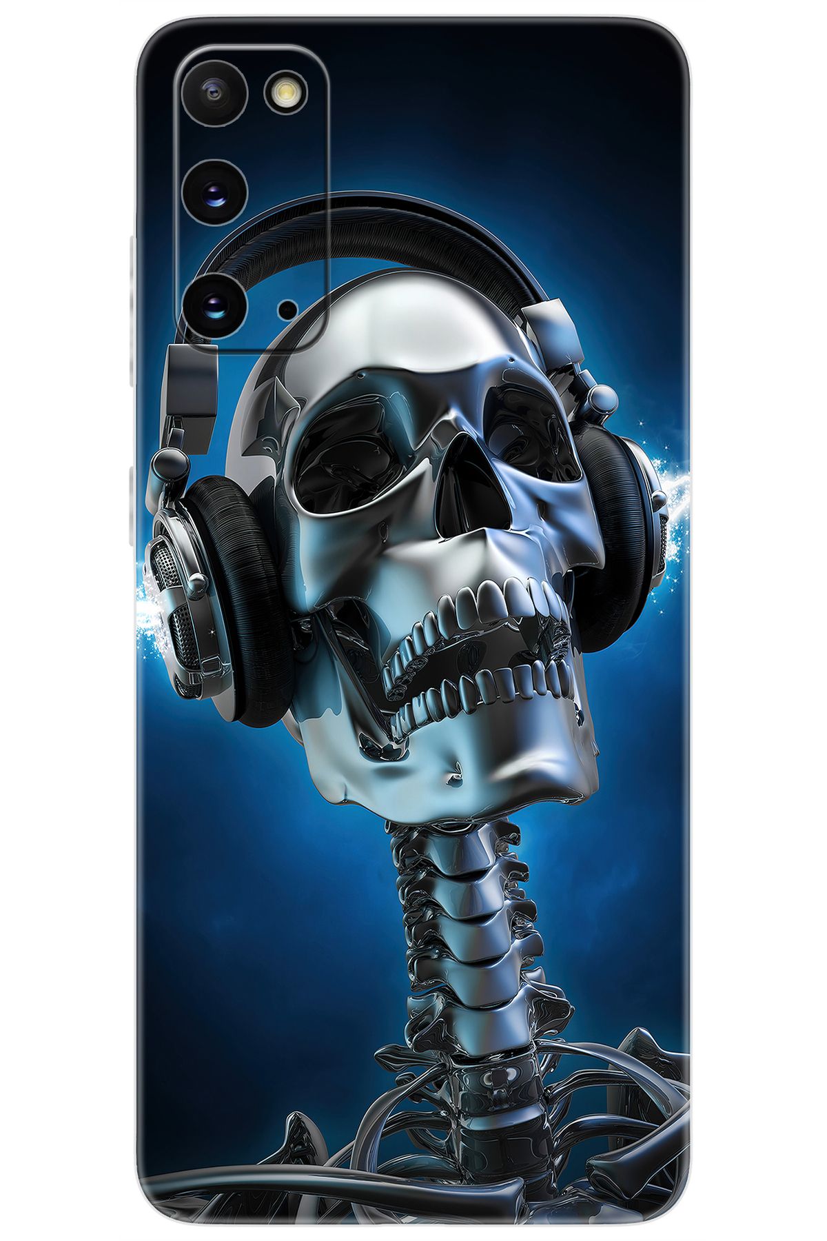 Ceppare Samsung Galaxy S20 (SM-G980F) Uyumlu Kılıf Desen Baskılı Silikon Metal İskelet STK:141 CP-MGTQyhu