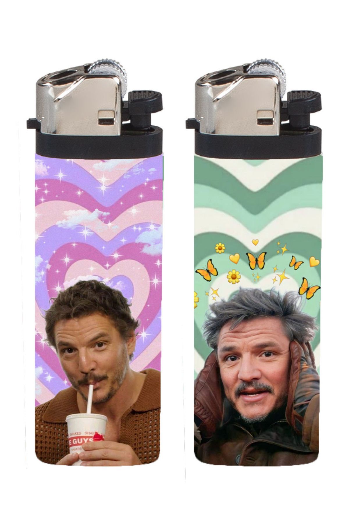 Namgo Pedro Pascal 2'li Kaplamalı Gazlı Çakmak