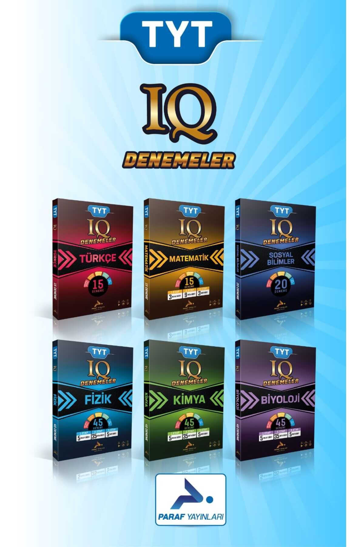 Yanıt Yayınları Paraf IQ DENEME SETİ