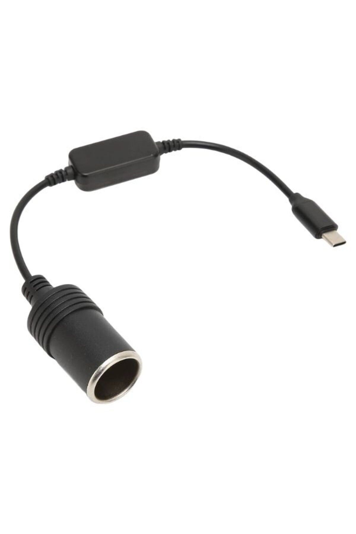 Motorobit Type-C 5V - 12V Dişi Araç Çakmak Soketi Dönüştürücü - 30cm Kablolu