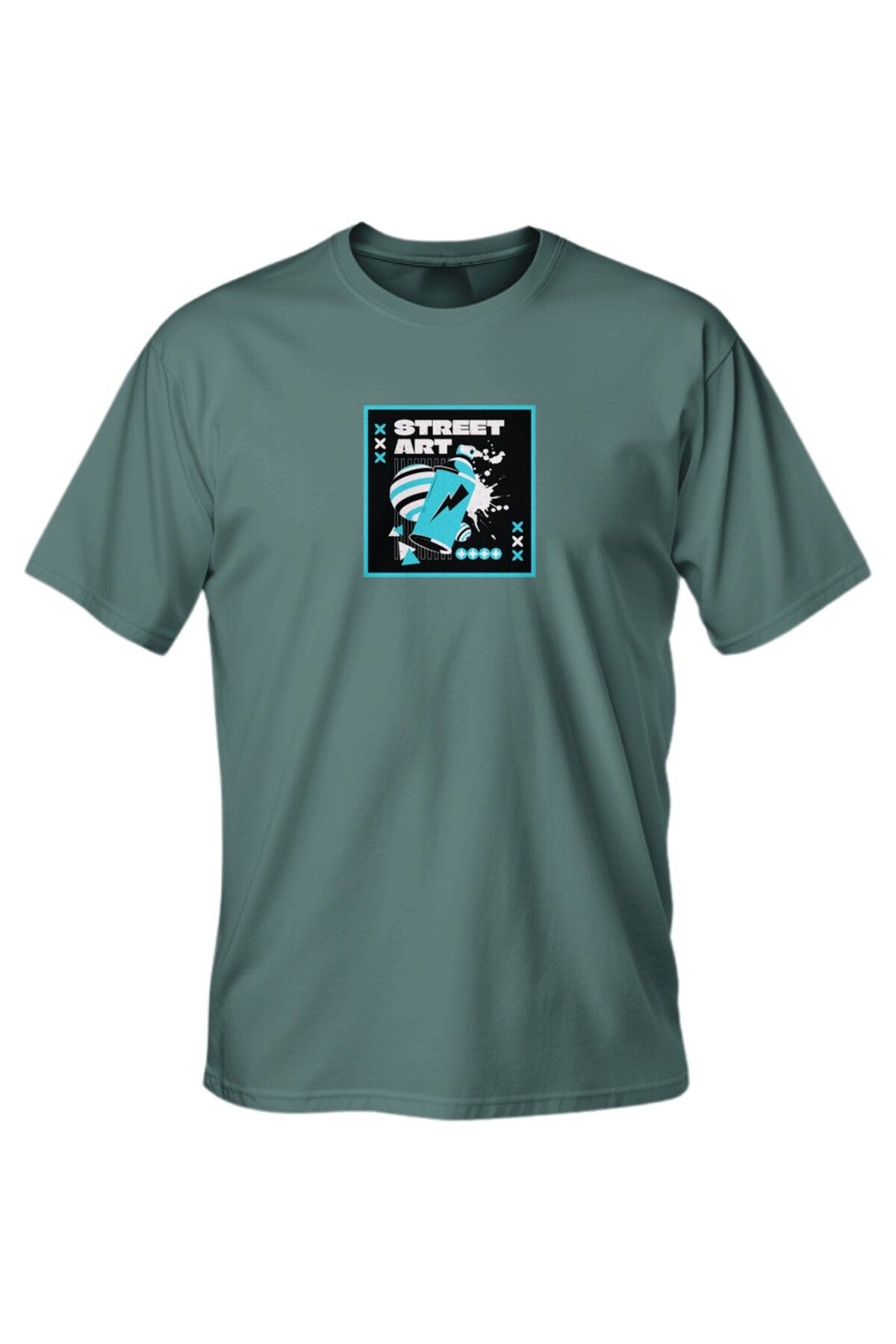 LUMARTA Regular Street Art Baskılı T-Shirt
