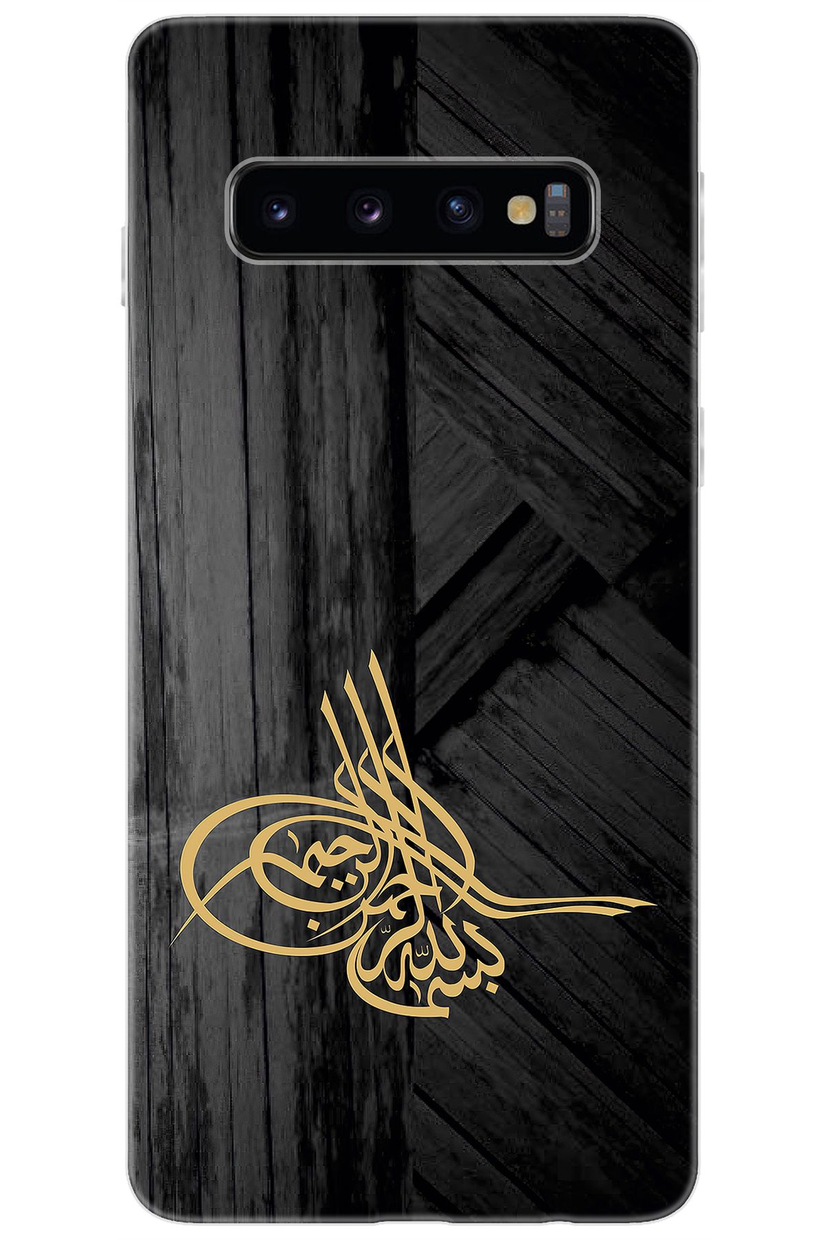 Ceppare Samsung Galaxy S10 (SM-G973F) Uyumlu Kılıf Desen Baskılı Silikon Tuğra Tasarım STK:374 CP-g7coLYA