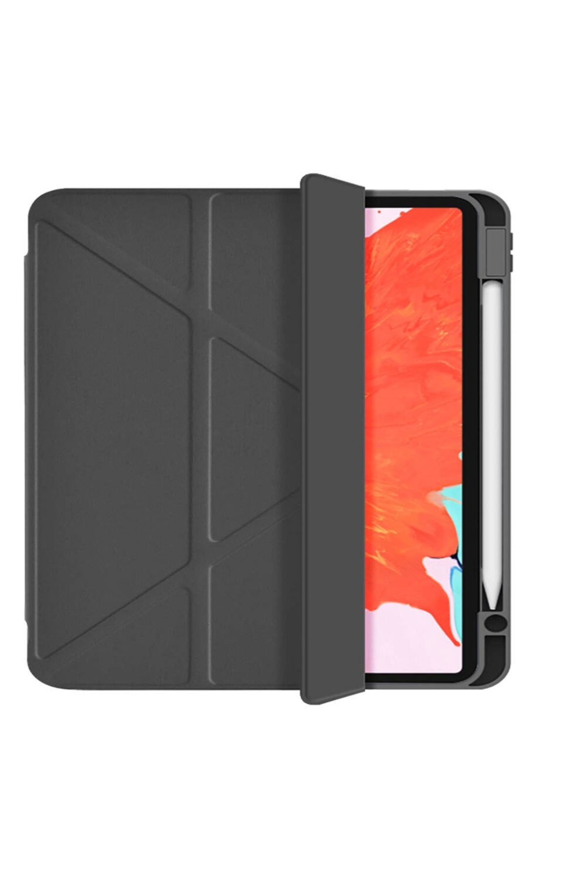 WANNA PROTECT Samsung Galaxy Tab S9 Fe/s10 Fe 10.9 Inch Uyumlu Kalem Bölmeli Katlanabilir Standlı Tablet Kılıfı