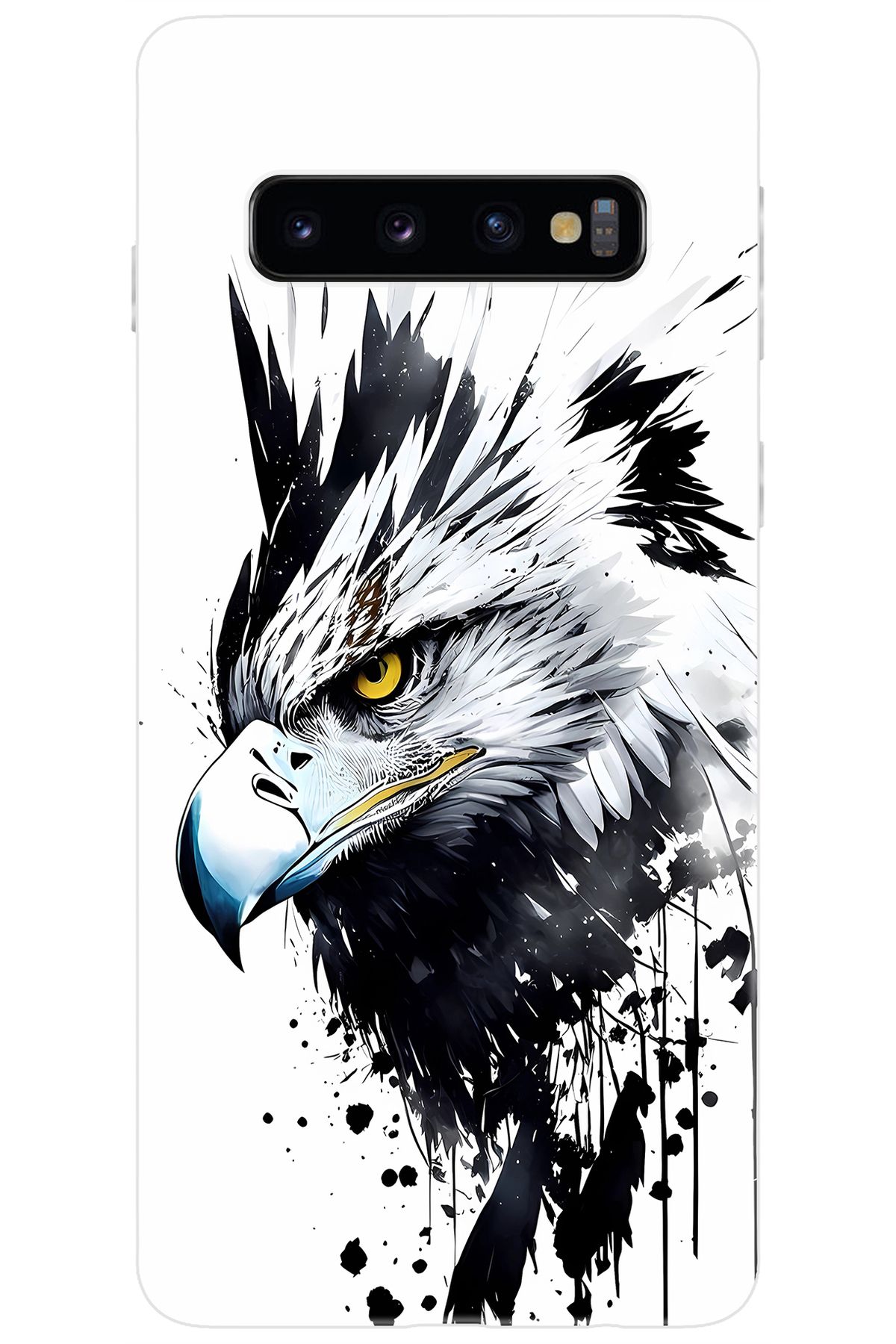 Ceppare Samsung Galaxy S10 (SM-G973F) Uyumlu Kılıf Desen Baskılı Silikon Kartal Serisi STK:1008 CP-RRBkX7X