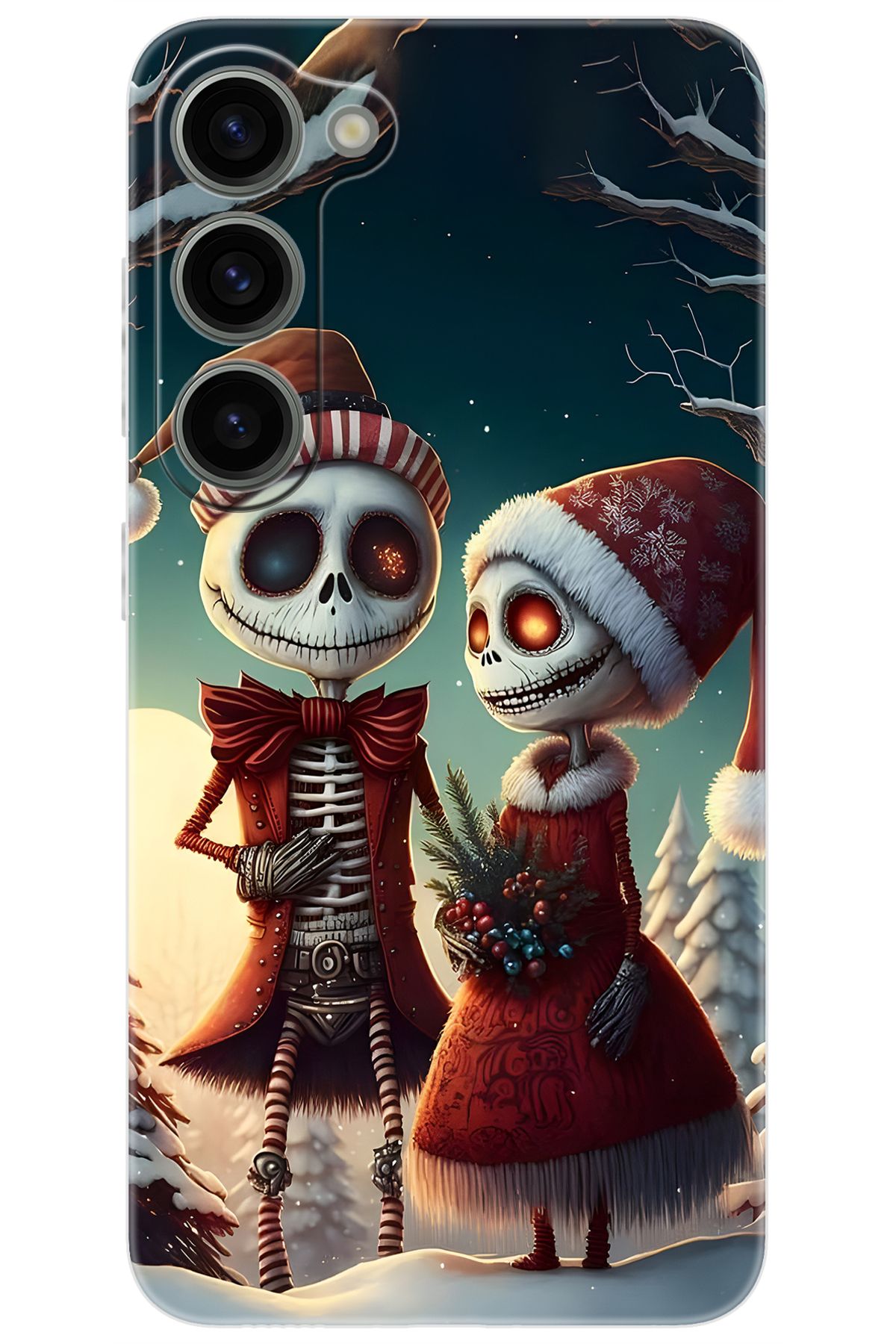 Ceppare Samsung Galaxy S23 (SM-S911B) Uyumlu Kılıf Desen Baskılı Silikon İskelet Serisi STK:714 CP-q1IxIie