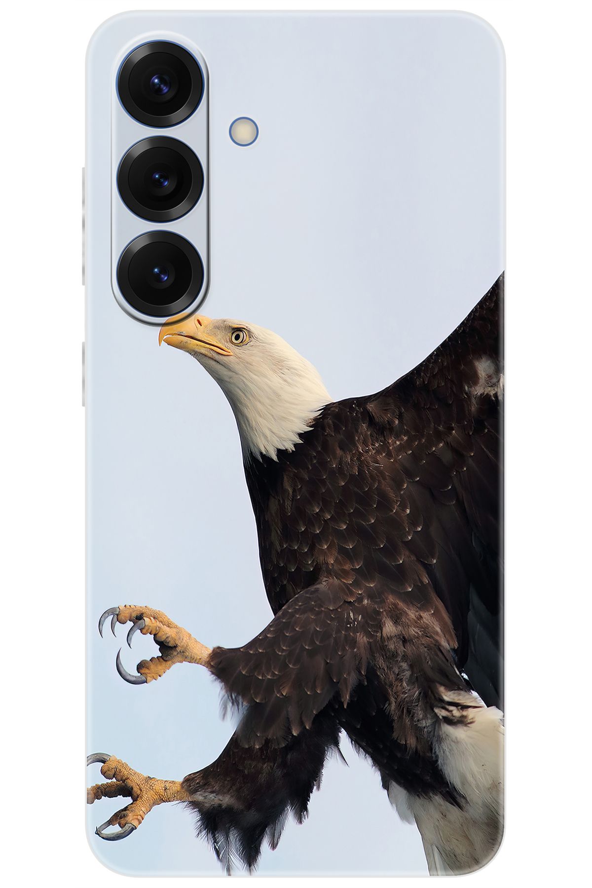 Ceppare Samsung Galaxy S25 (SM-S931B) Uyumlu Kılıf Desen Baskılı Silikon Kartal STK:189 CP-PvTme6H